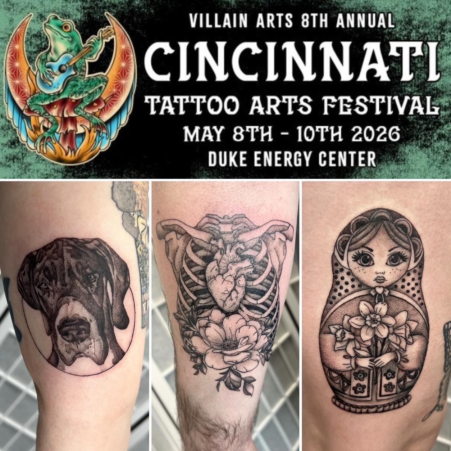 Dog portrait realism tattoo on the forearm by C.J. Pennington