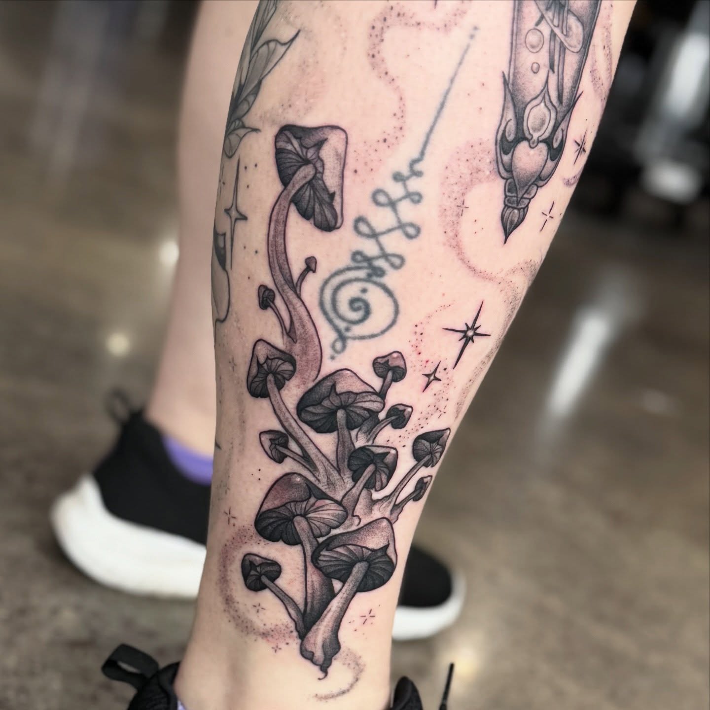 Tattoo by @bloodandglorytattoo — black_and_grey