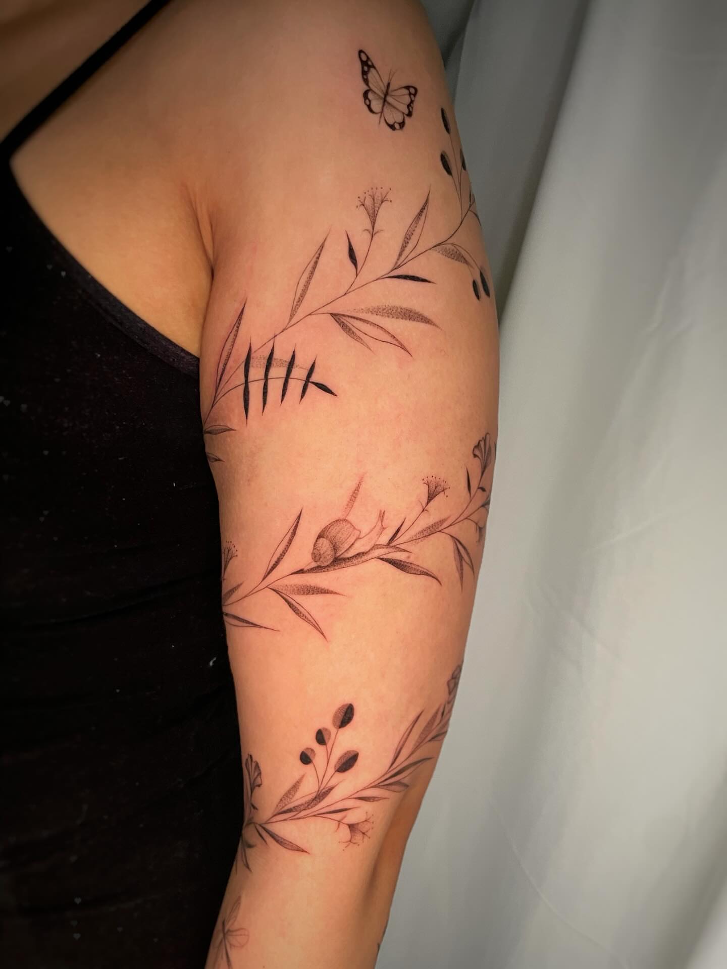 Tattoo by @samiamthesam — fine_line, black_and_grey
