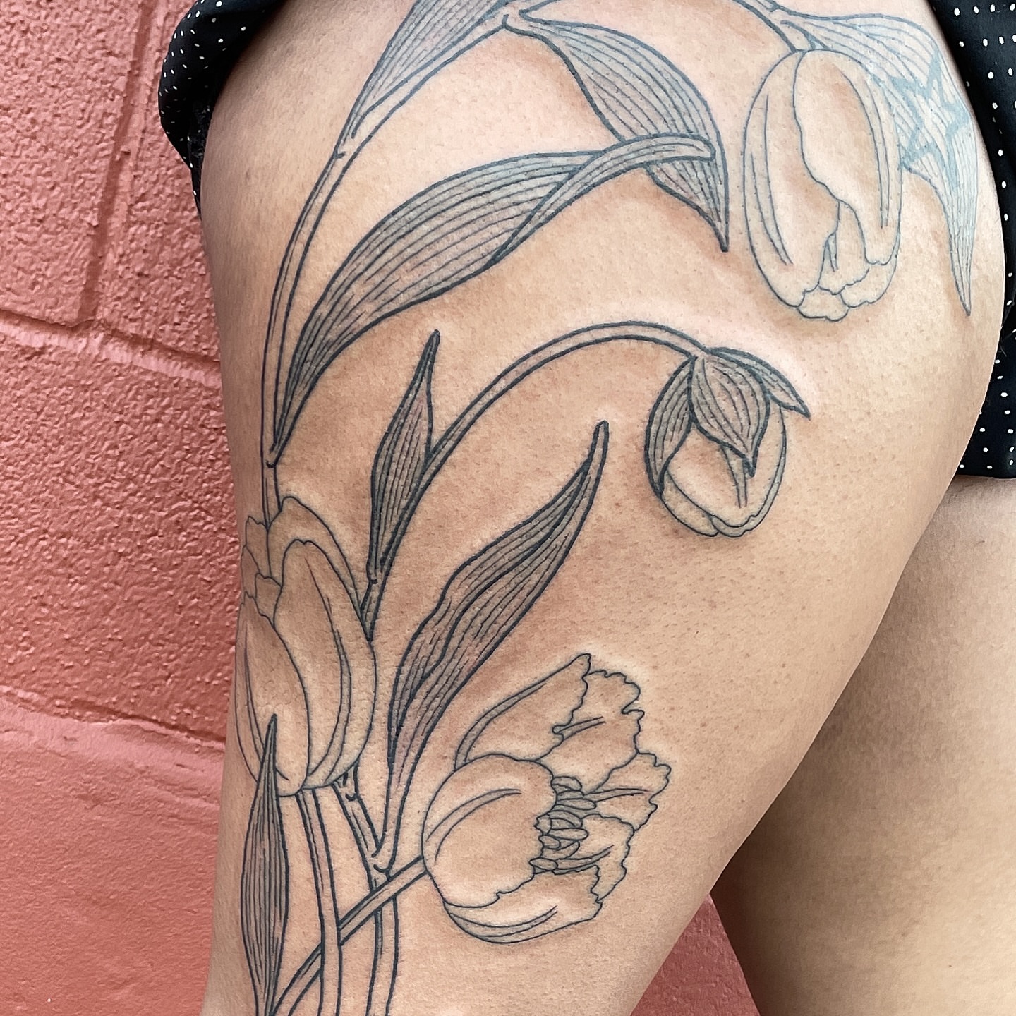 Tattoo by @julietattoos — black_and_grey