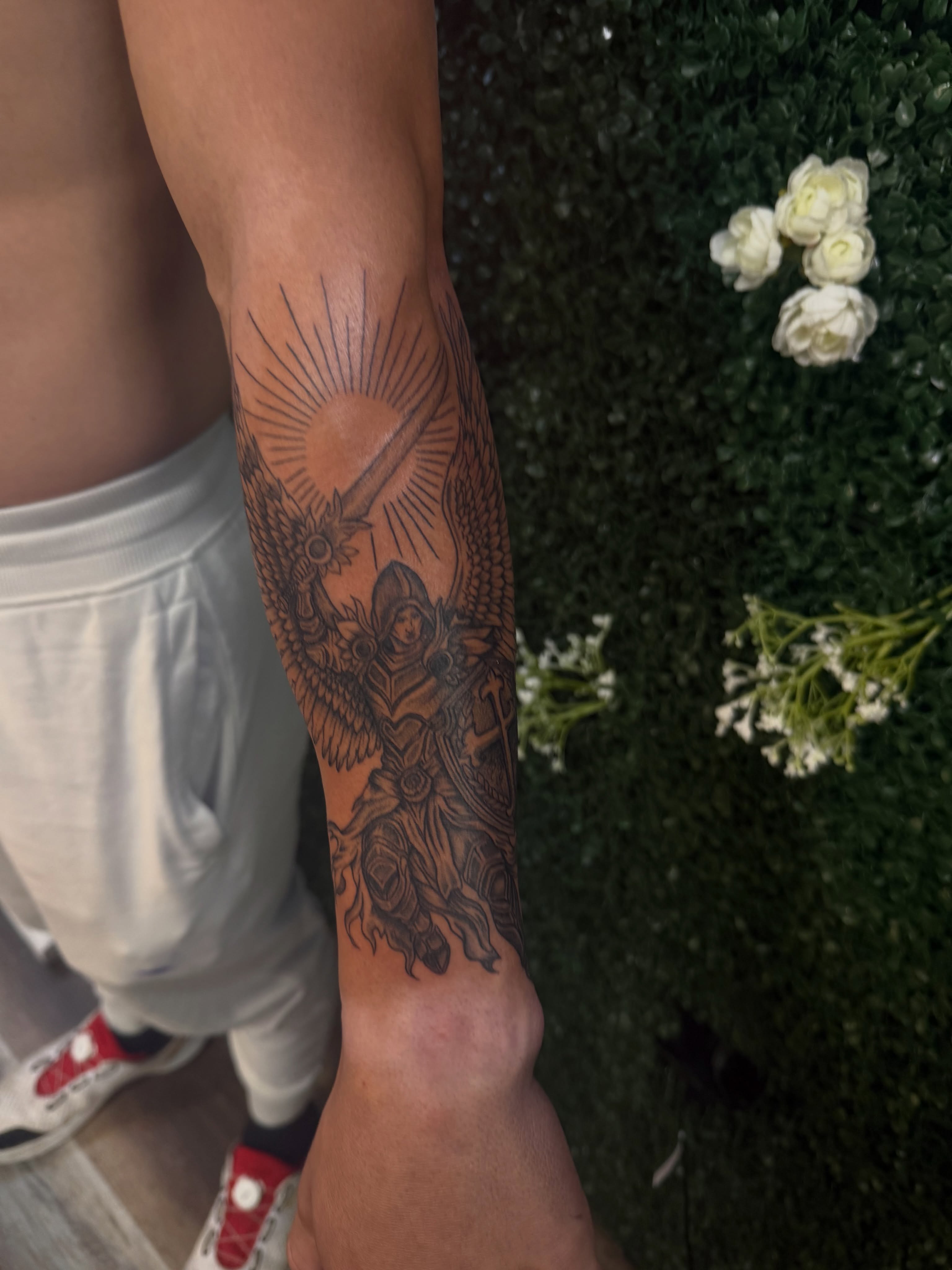 Tattoo by @artbyannistyn — neo_traditional, black_and_grey