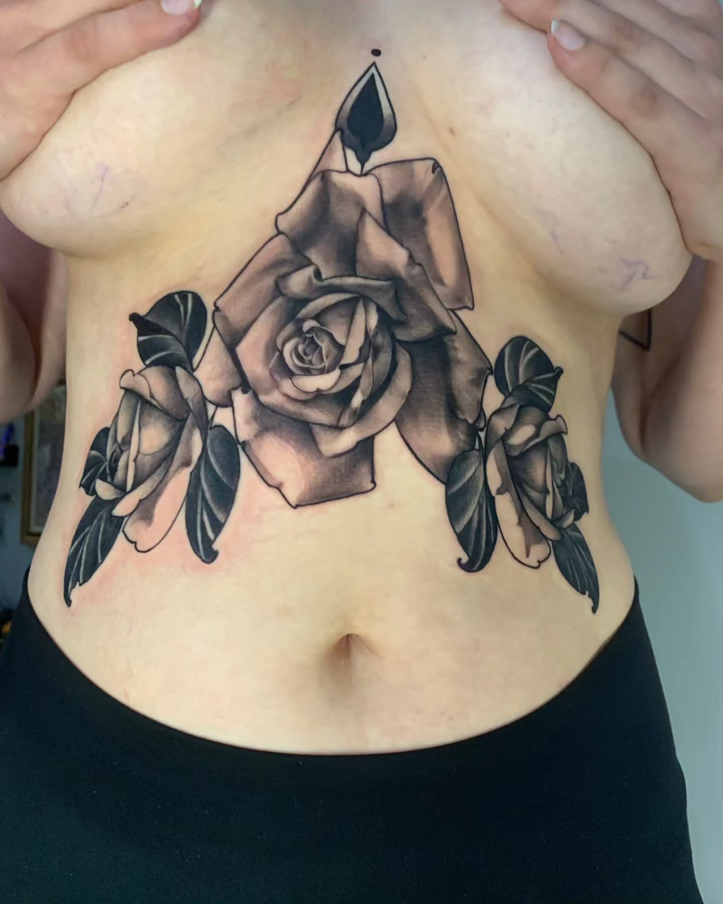 Tattoo by @fiori_lorett — black_and_grey
