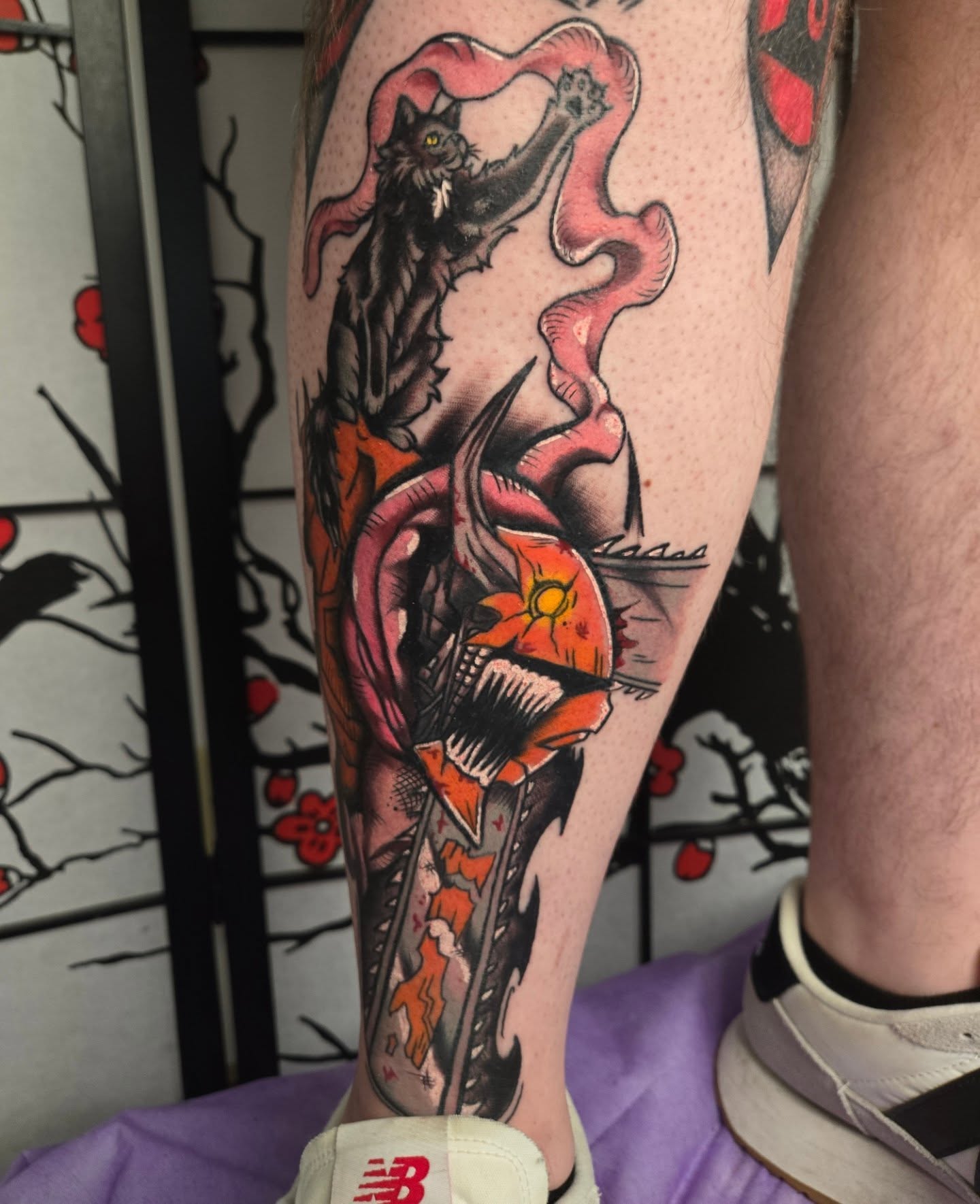 Tattoo by @destiny_paints — american_traditional, dotwork