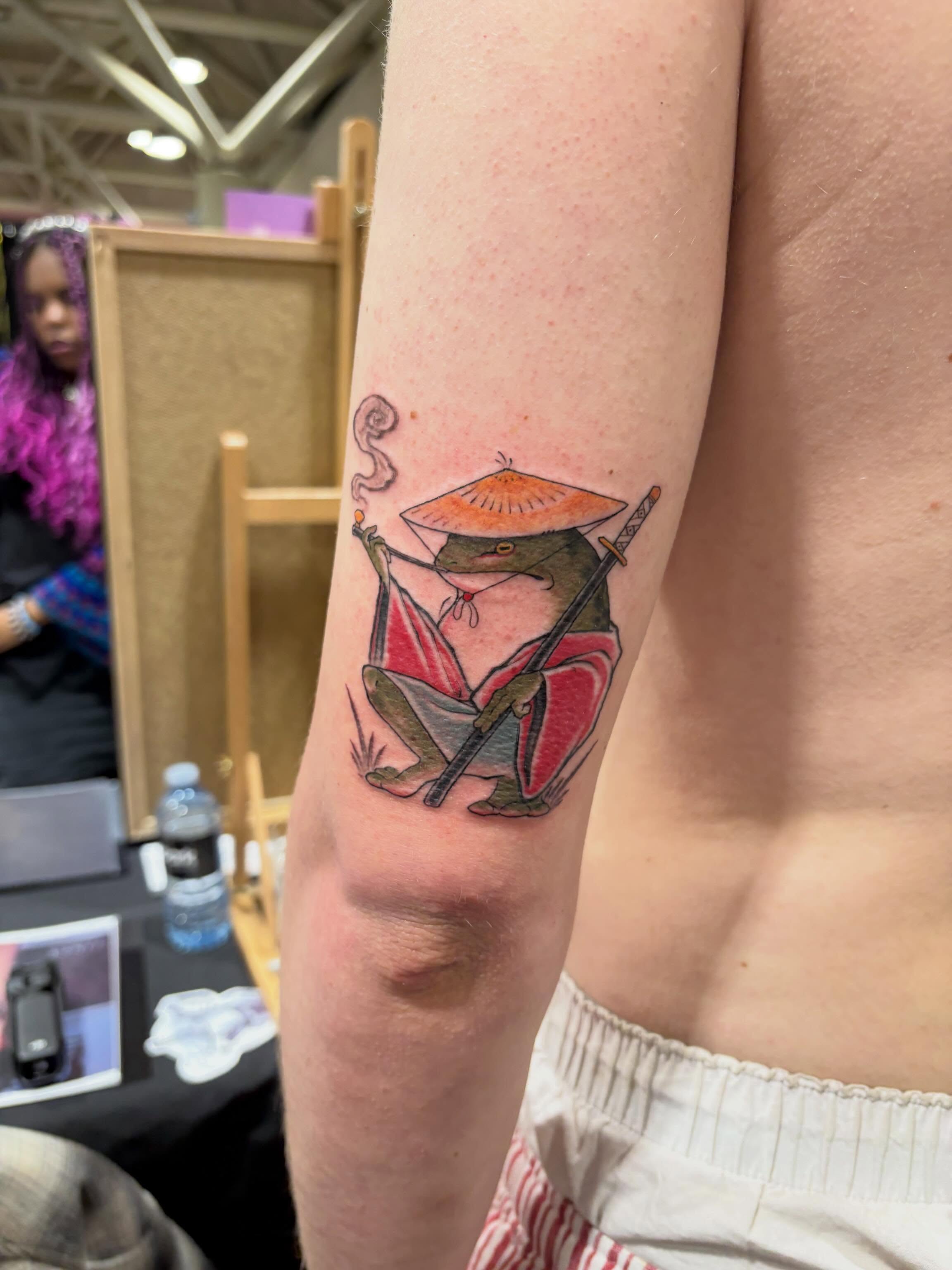 Tattoo by @vince.tattoos — watercolor