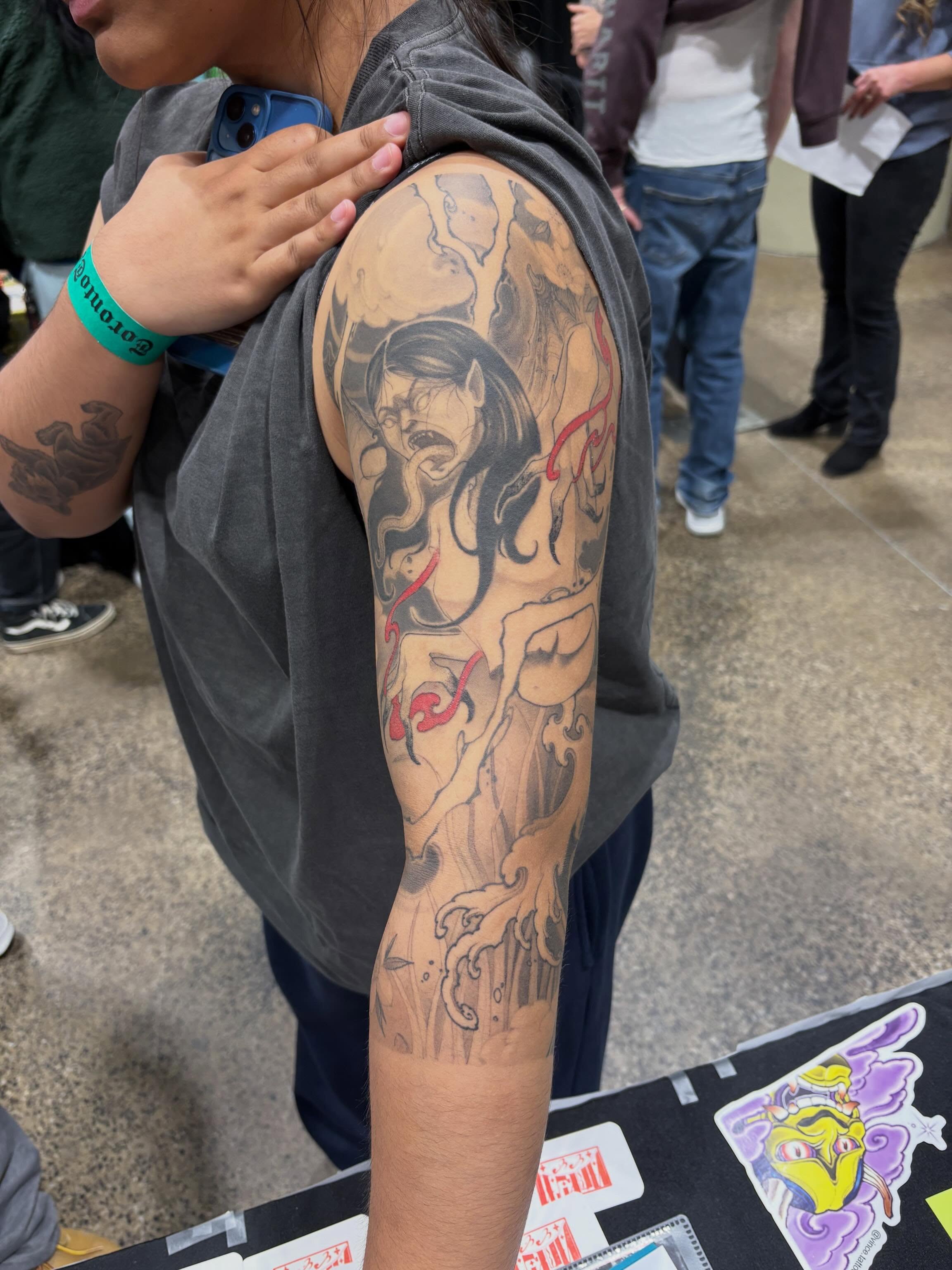 Tattoo by @vince.tattoos — american_traditional, dotwork