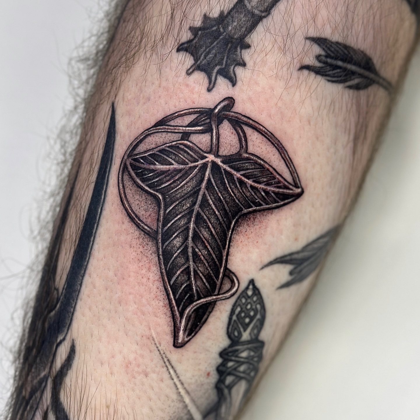 Tattoo by @grimmyweep — black_and_grey