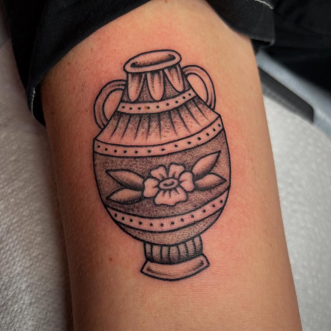 Tattoo by @brandimarietattoo — american_traditional, dotwork