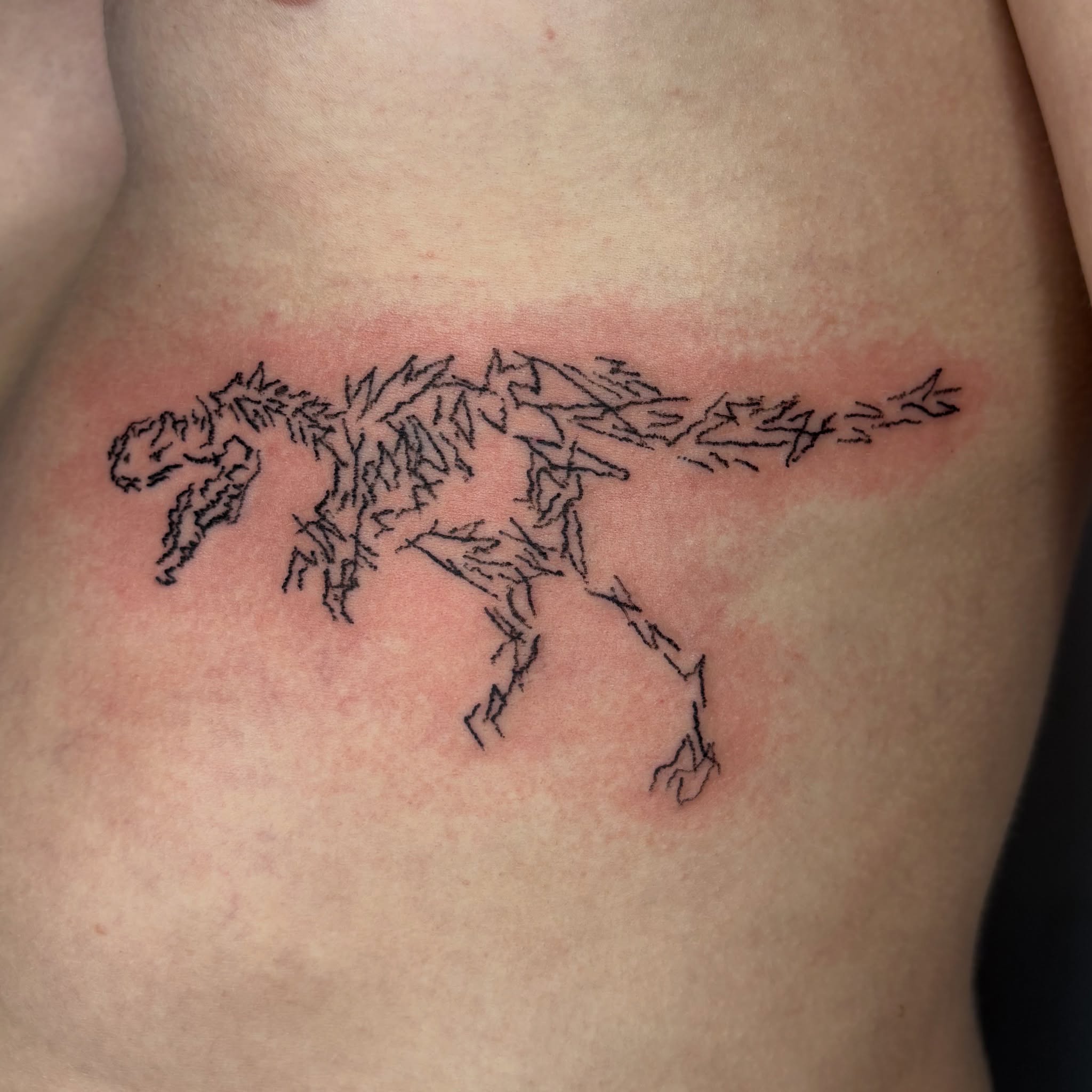 Tattoo by @seayalaterpirate — geometric