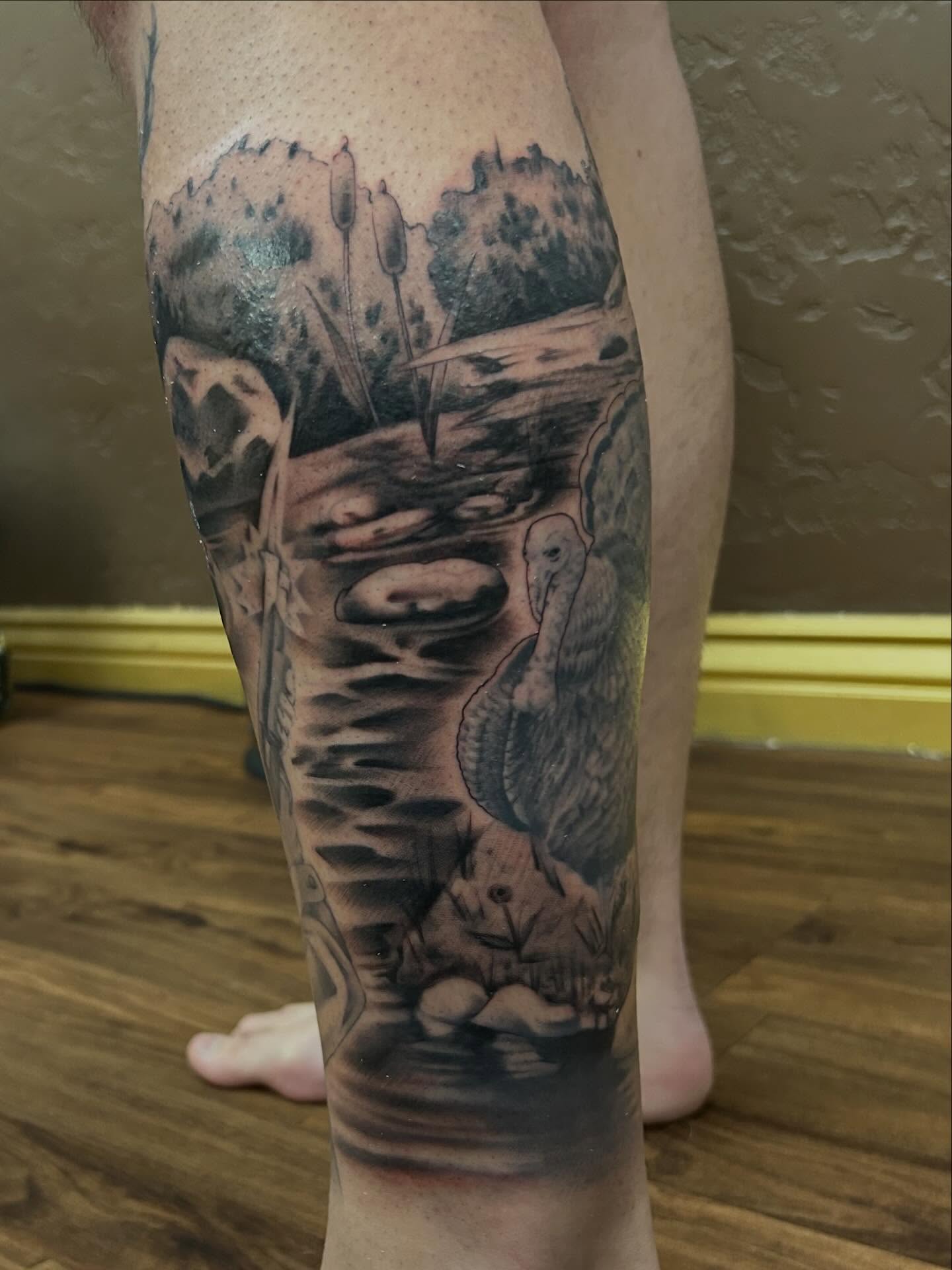 Tattoo by @backhandedculture — black_and_grey, realism