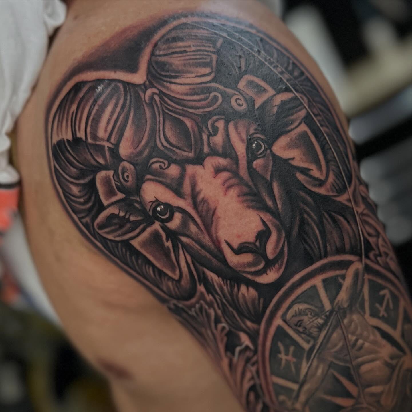 Tattoo by @idrinkink_ — realism, black_and_grey