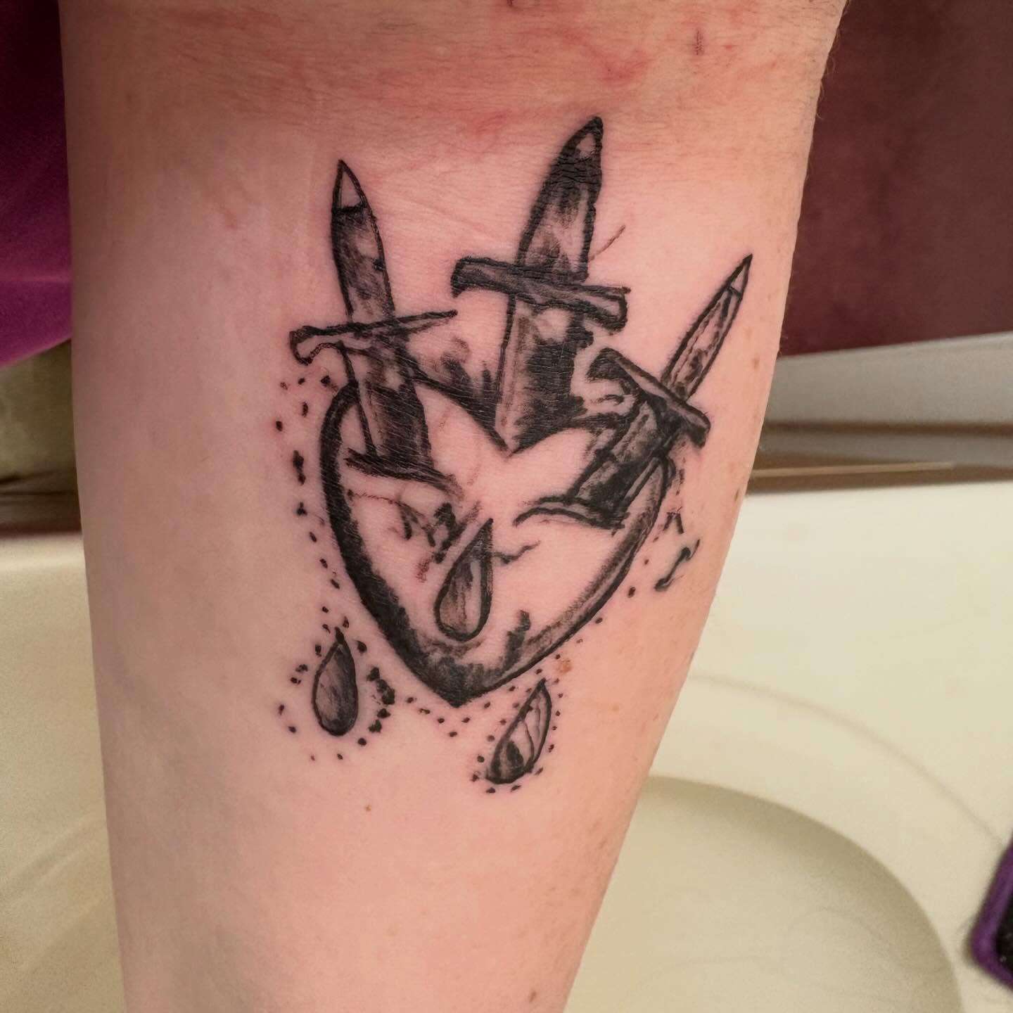 Tattoo by @backhandedculture — dotwork, black_and_grey