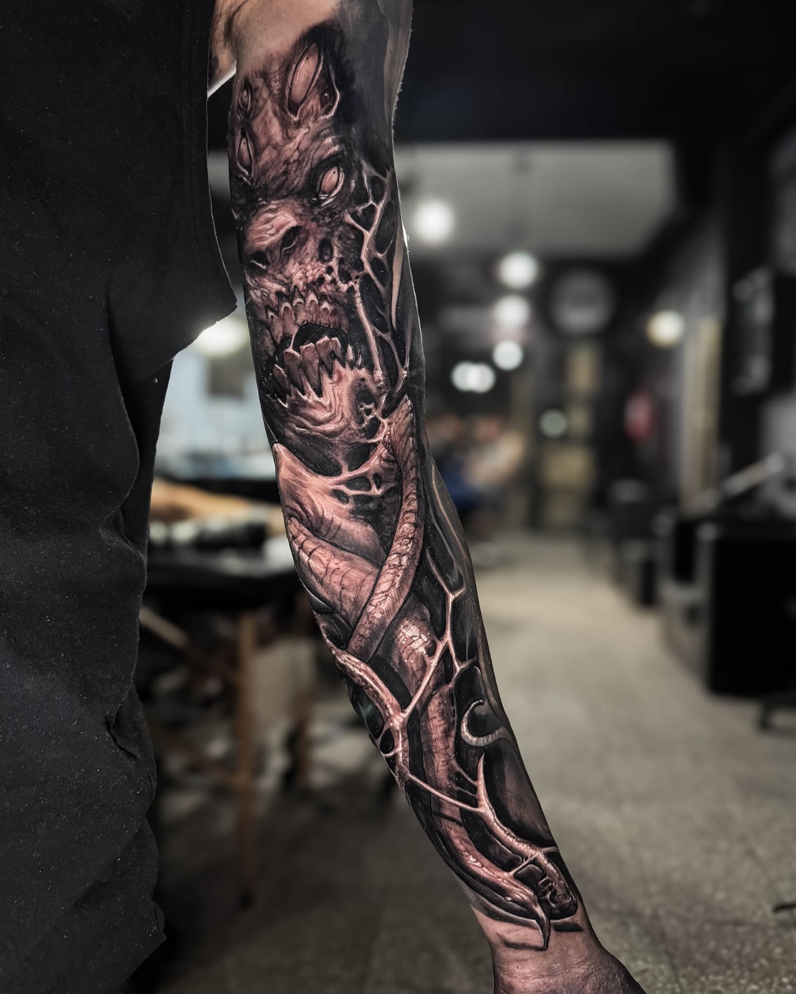Tattoo by @brunomorettitattoo — dark_realism