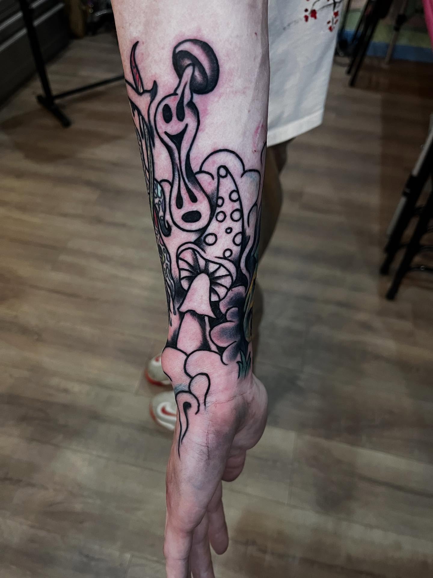 Tattoo by @jesse_fraser — black_and_grey