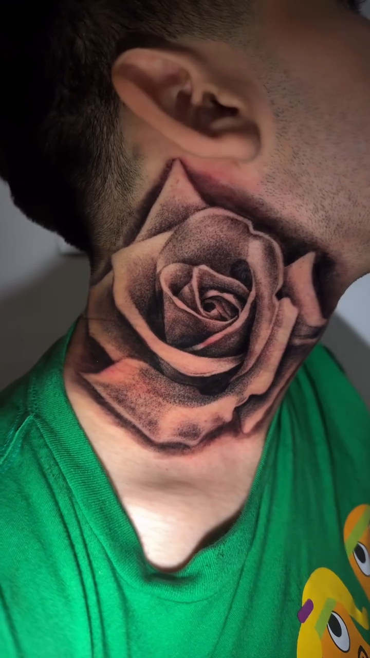 Rose realism tattoo by inkzombi