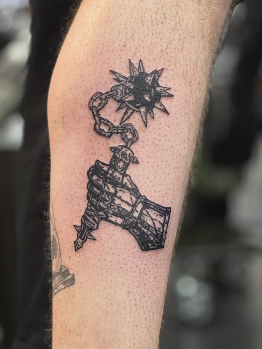 Tattoo by @marissa_tattoos — blackwork