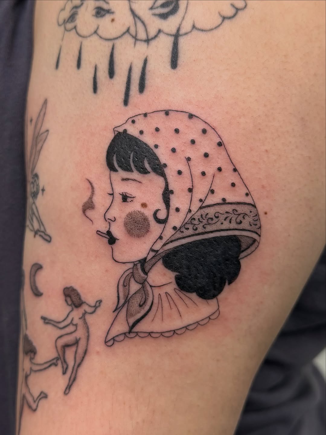 Tattoo by @lilianayaneth — american_traditional, fine_line