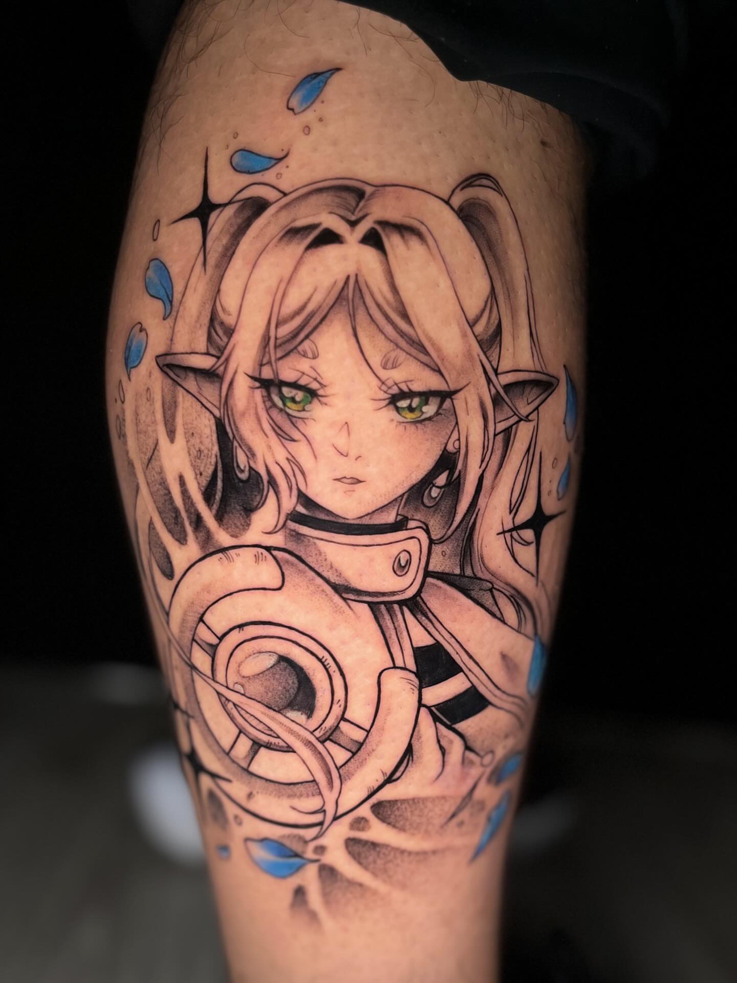 Tattoo by @celynity — anime, realism
