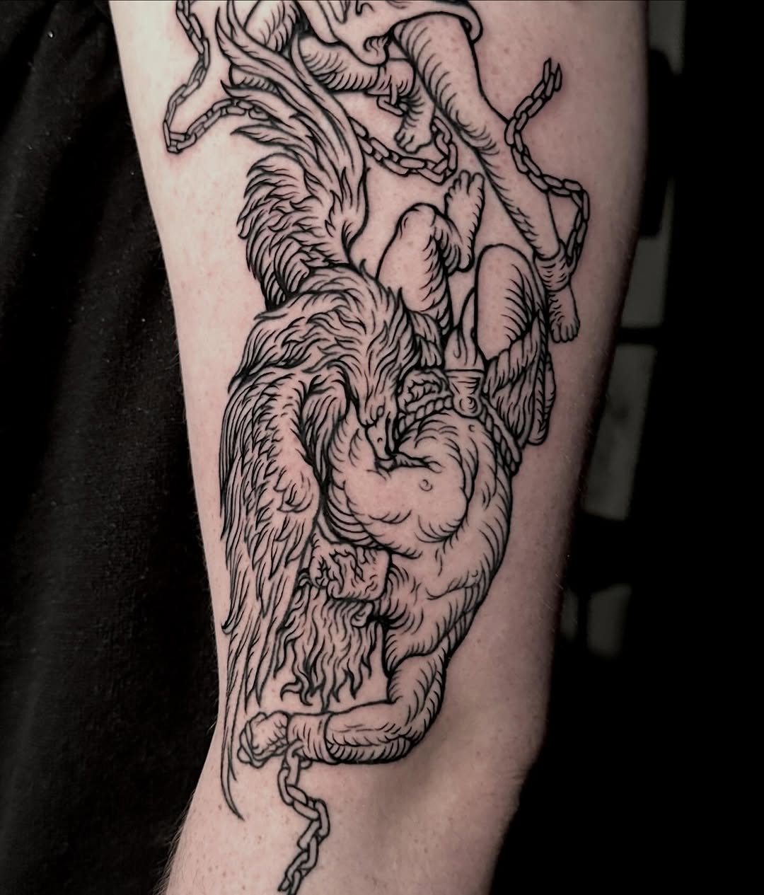 Tattoo by @sashawoland β blackwork, illustrative