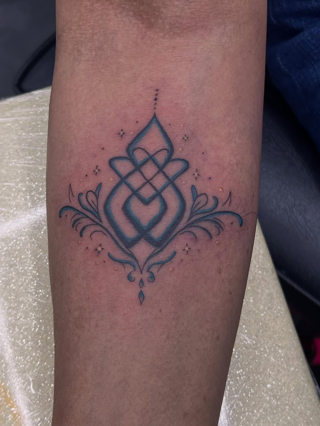 Tattoo by @8thelementtattoo — geometric, ornamental