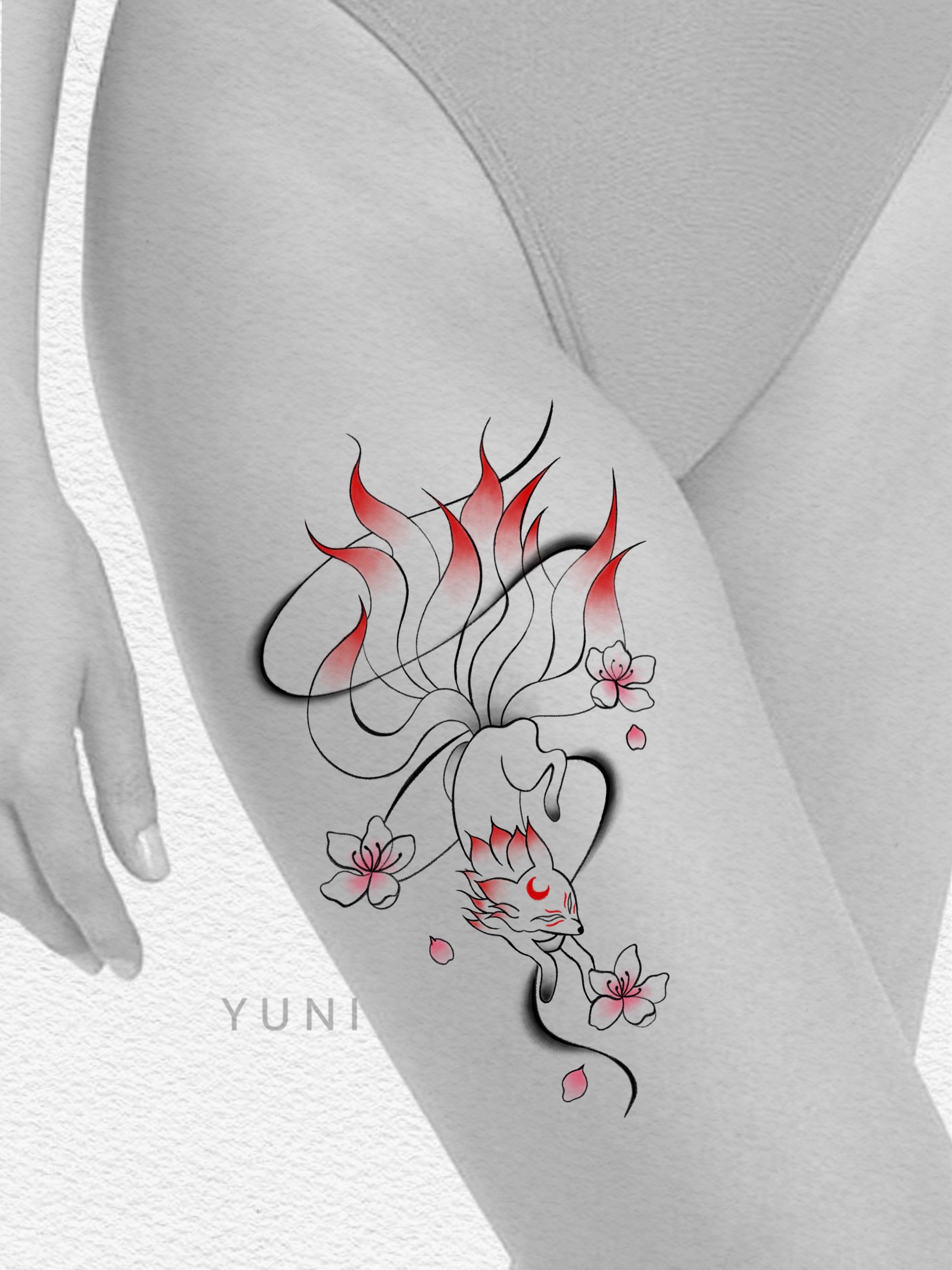 Tattoo by @yuni_tattooer β japanese_irezumi, dotwork