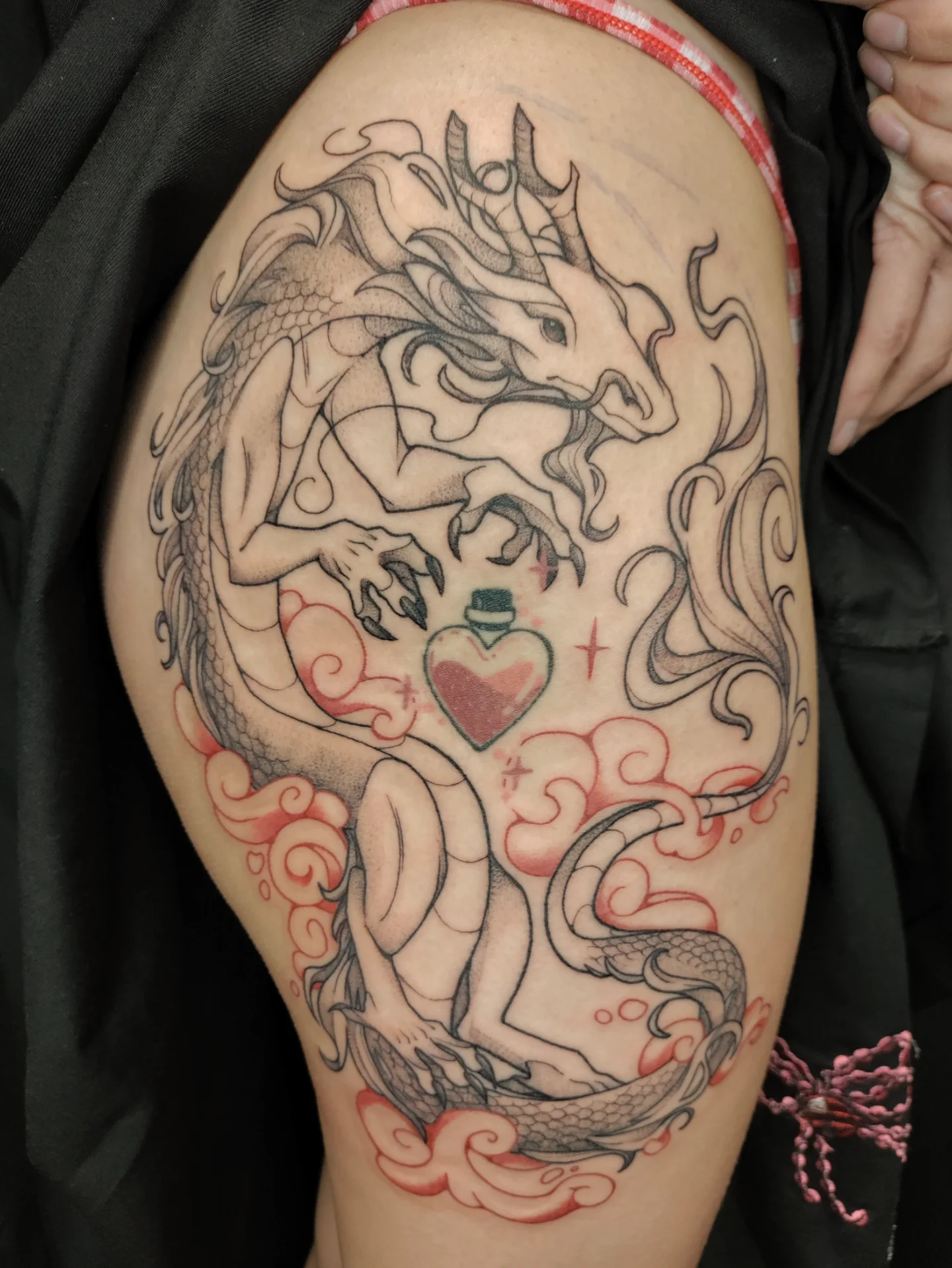 Tattoo by @harvest_moon_tattoos — black_and_grey, realism