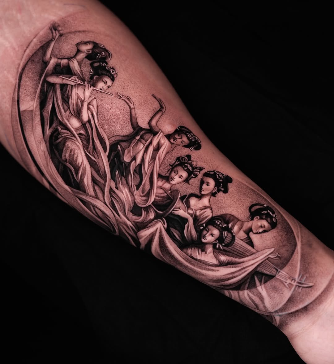 Tattoo by @tattooist_steven — realism, black_and_grey