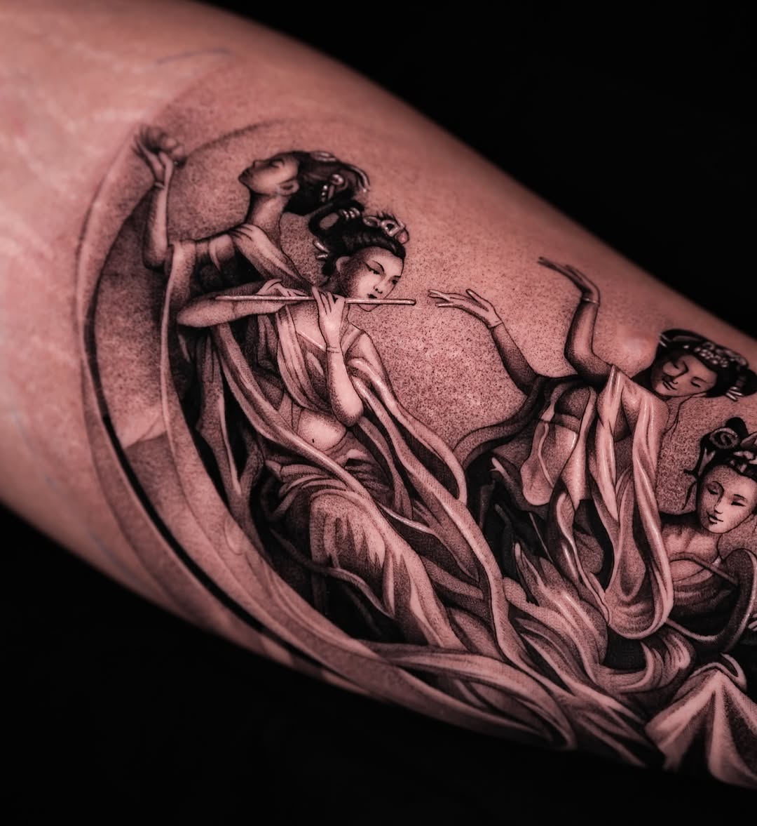 Tattoo by @tattooist_steven — black_and_grey, realism