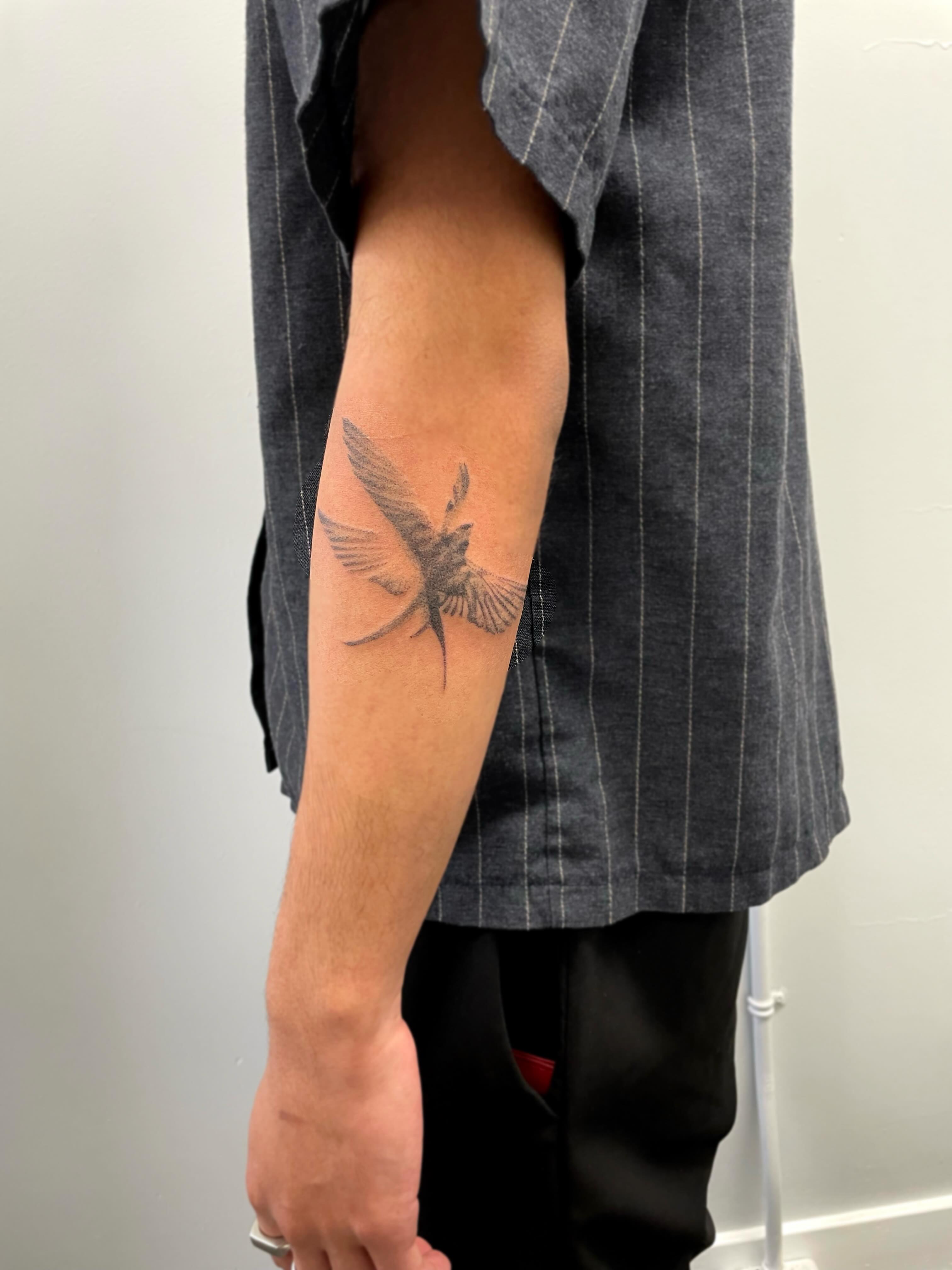Tattoo by @stephtattoos13 — black_and_grey