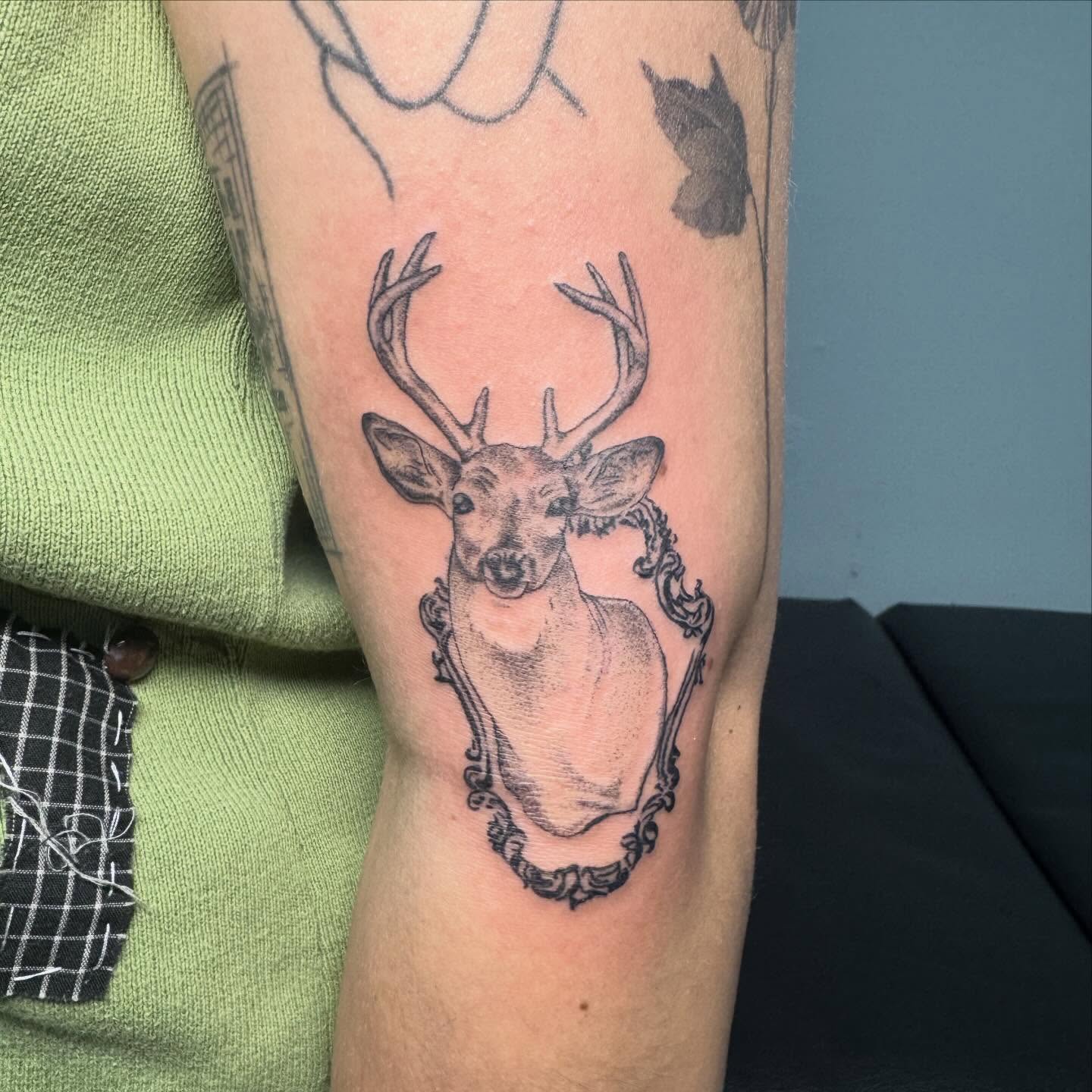 Tattoo by @bluebyrdtattoos — black_and_grey