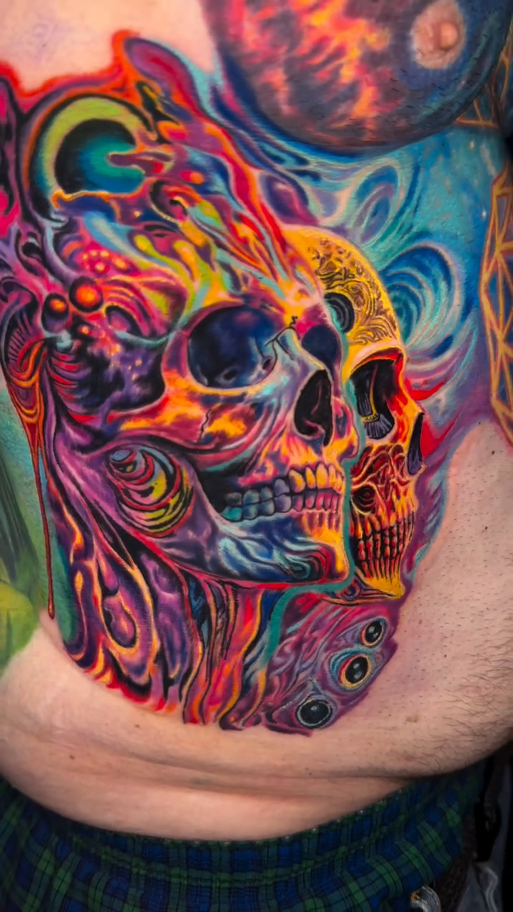 Tattoo by @jamieleeparker — neo_traditional, trash_polka