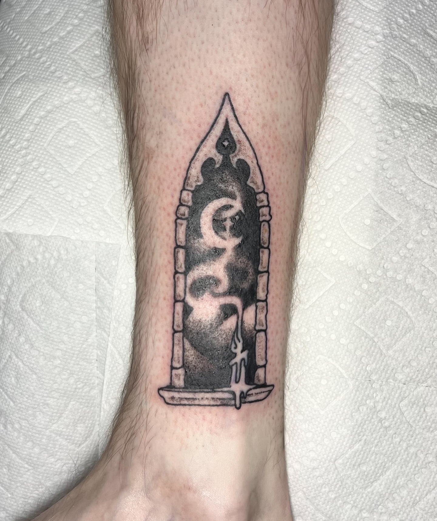 Tattoo by @elvensigils β dotwork