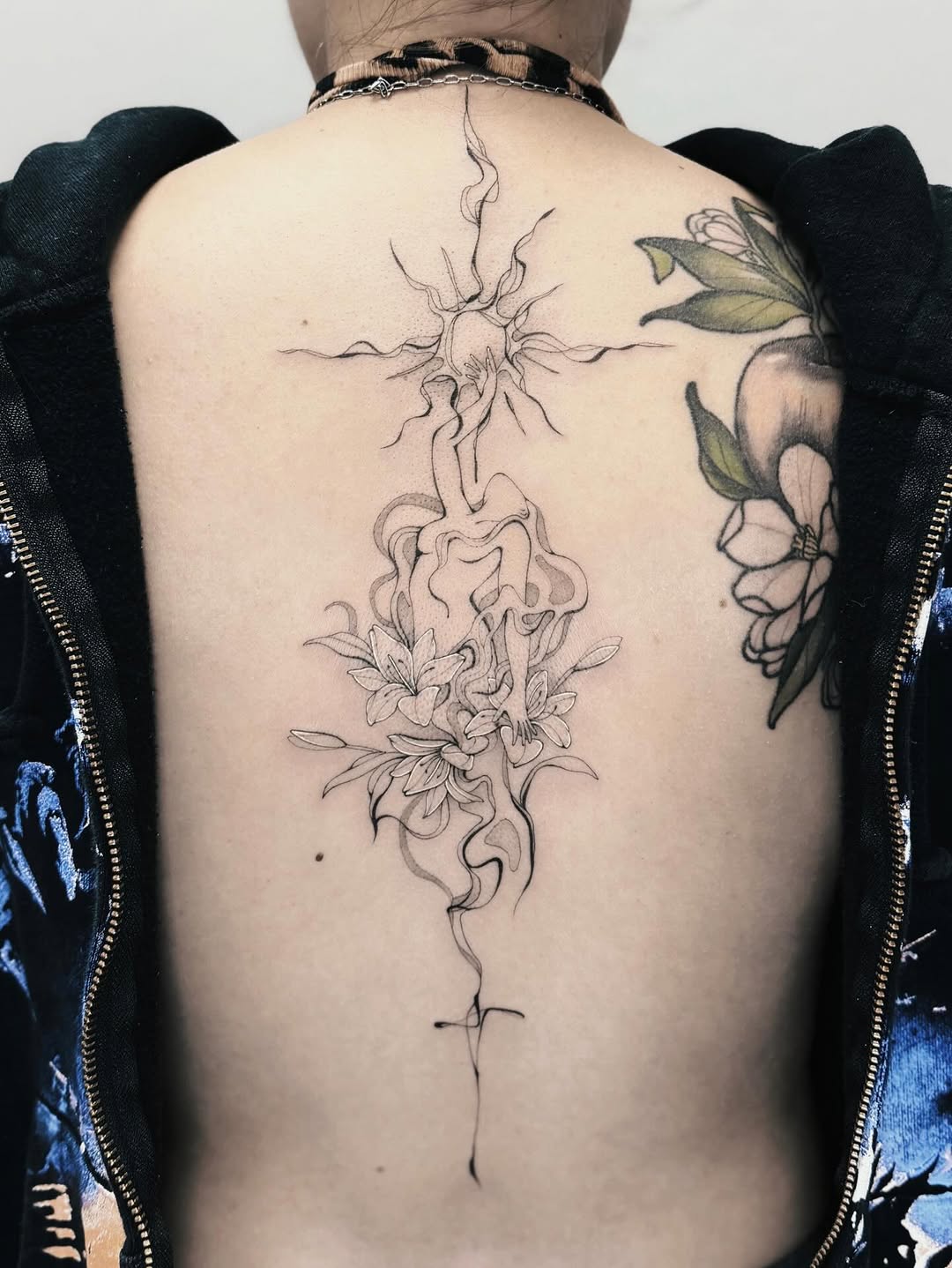 Tattoo by @angel.flow144 — fine_line, ornamental