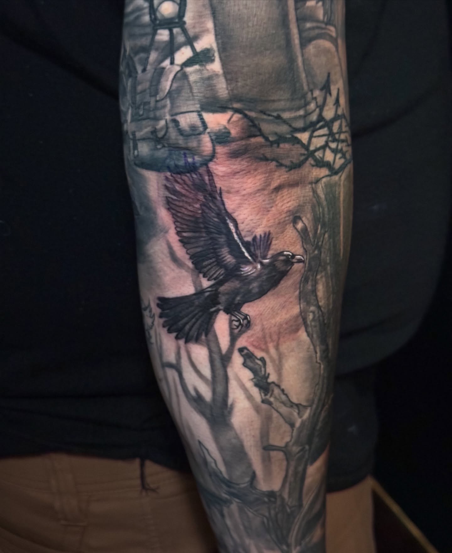 Tattoo by @tonywhodoestattoos — realism, black_and_grey
