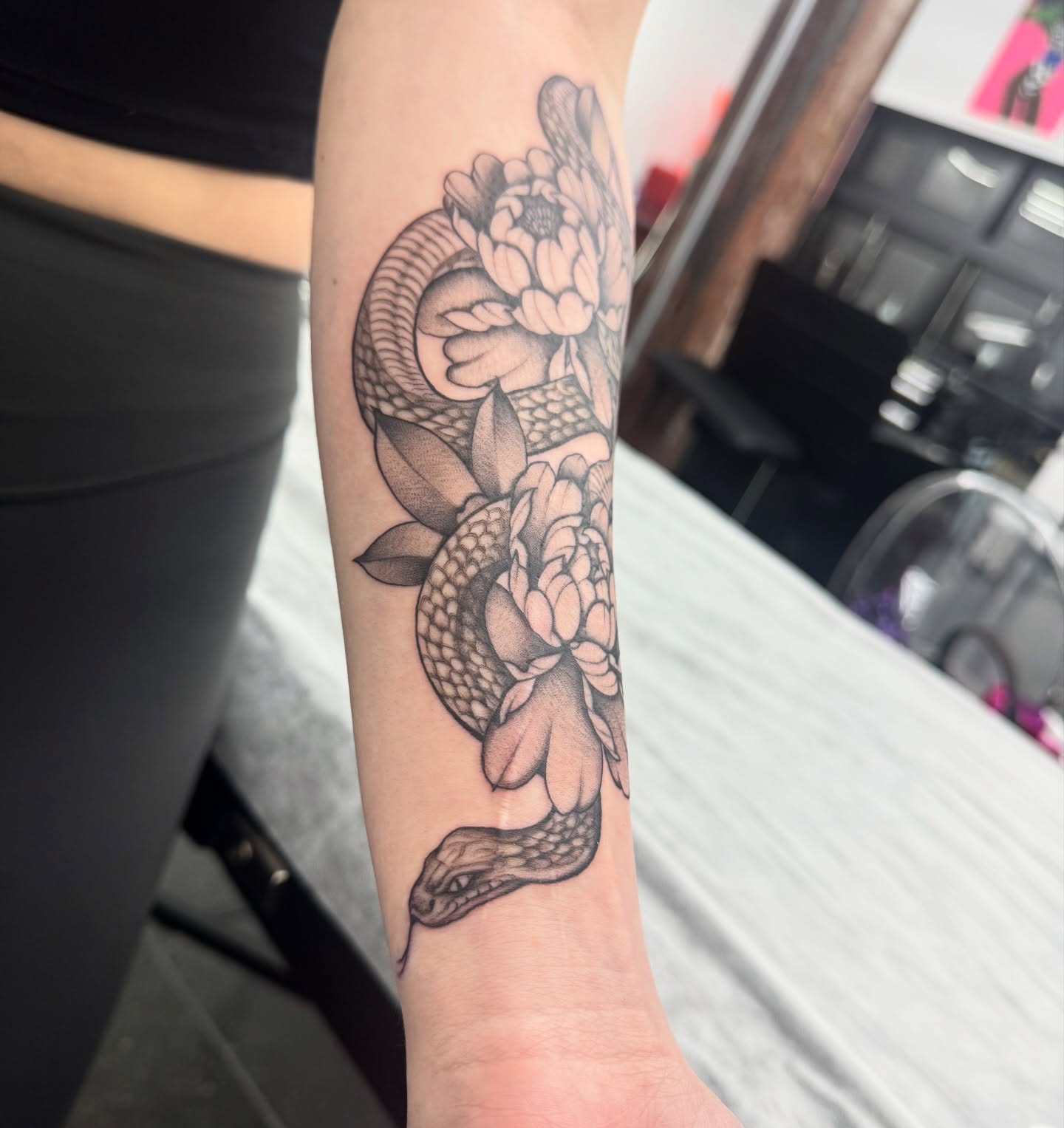 Tattoo by @zeebrruh_ — black_and_grey