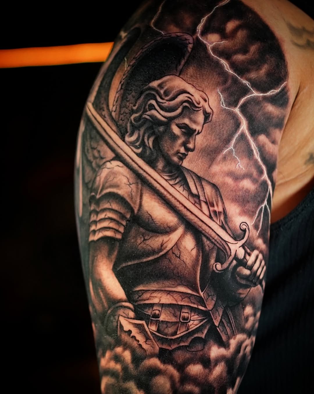 Tattoo by @chrisraymyerstats — realism, black_and_grey