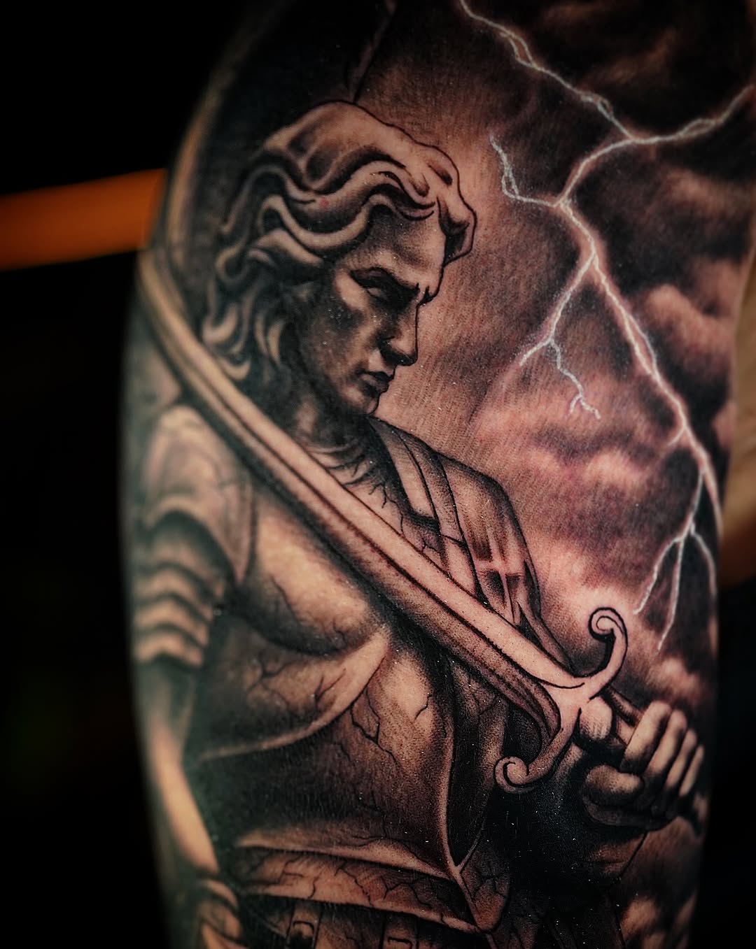 Tattoo by @chrisraymyerstats — realism, black_and_grey
