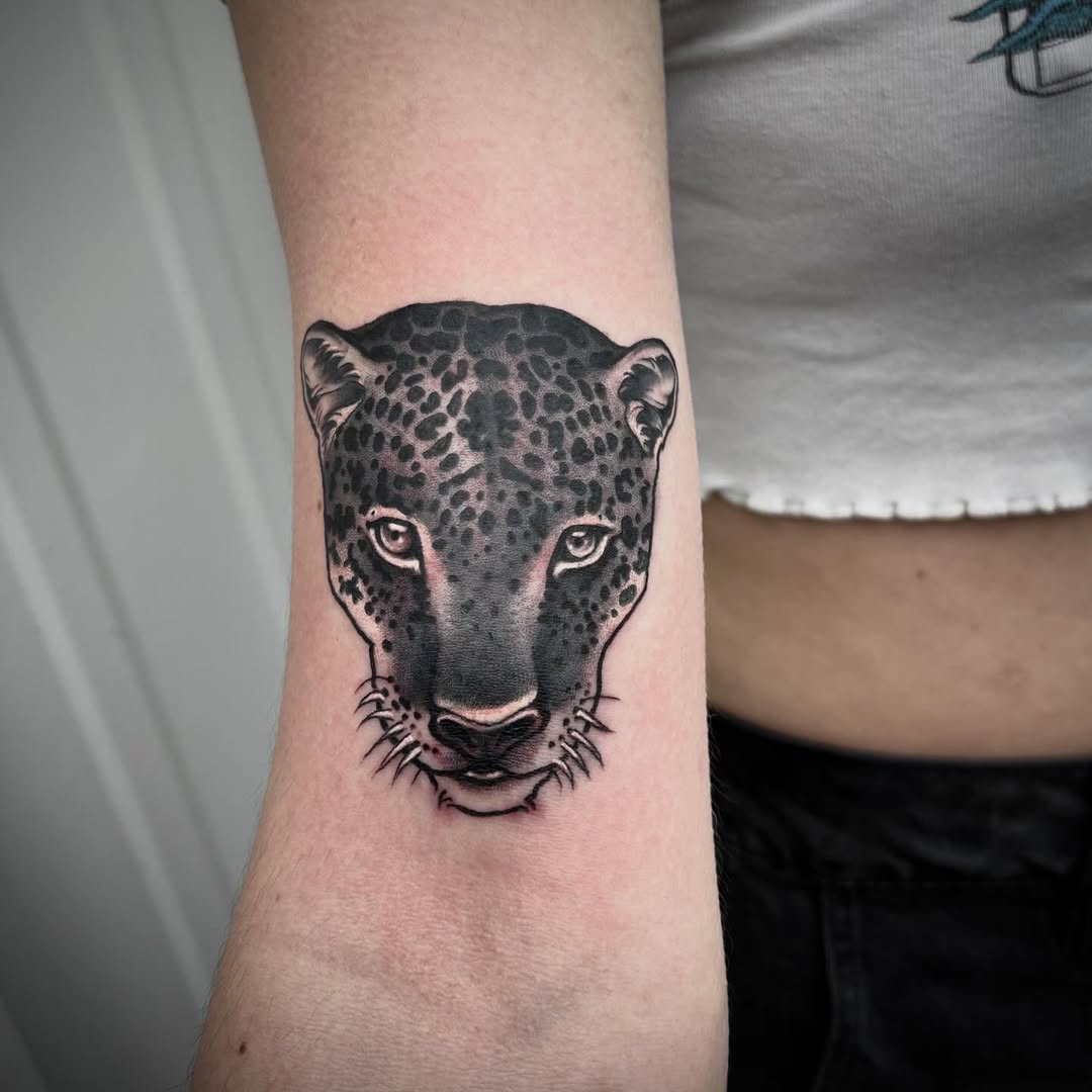 Tattoo by @irememberthealamo โ realism, black_and_grey