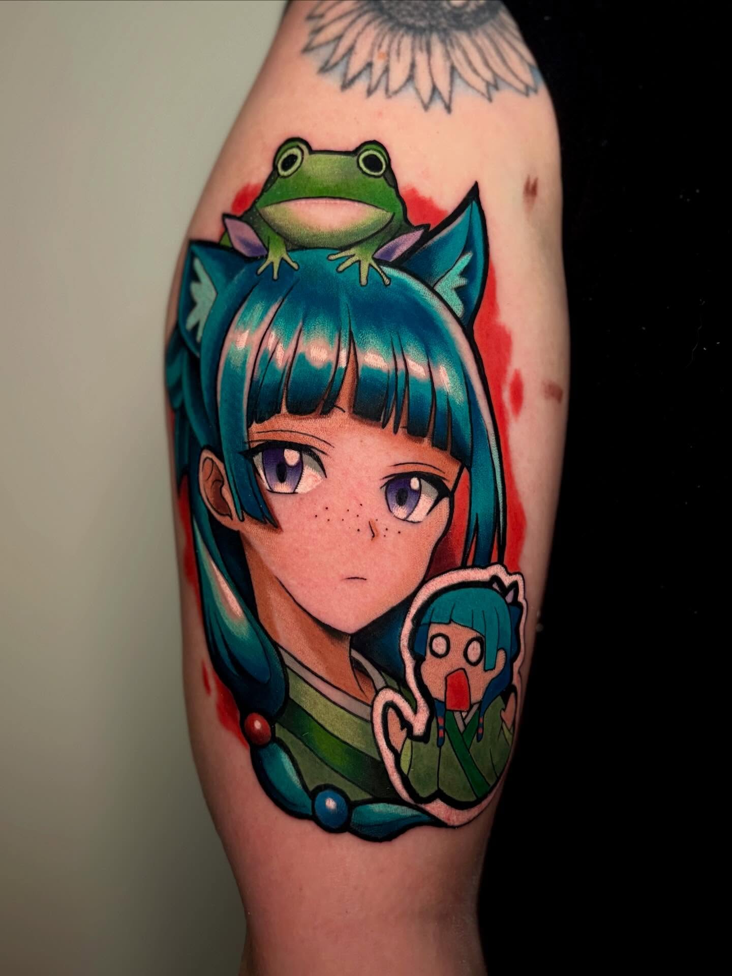 Tattoo by @beeinkedbyjess — anime, realism