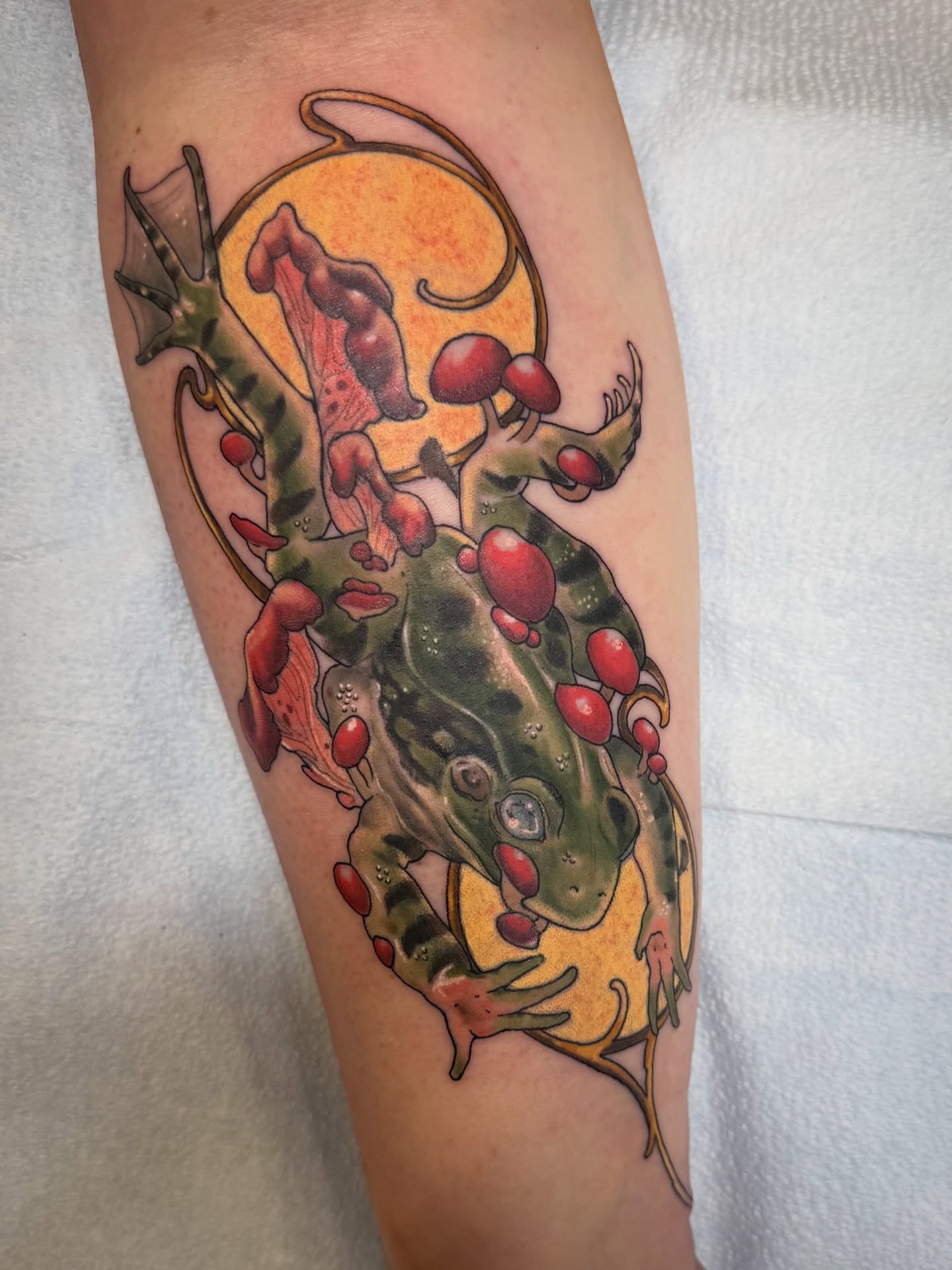 Tattoo by @tattoosbydingle — american_traditional, realism