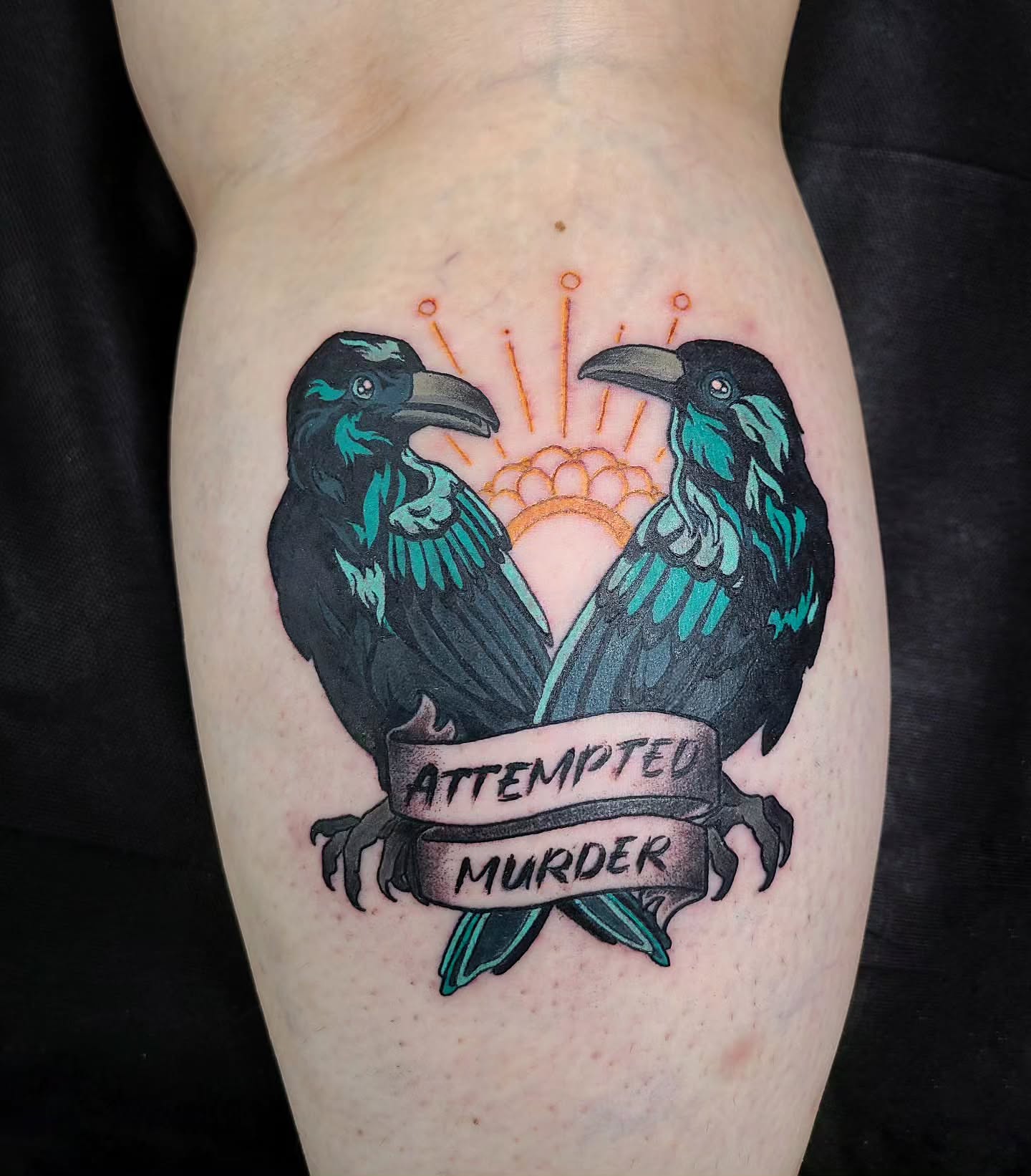 Tattoo by @the.morrioghain — american_traditional