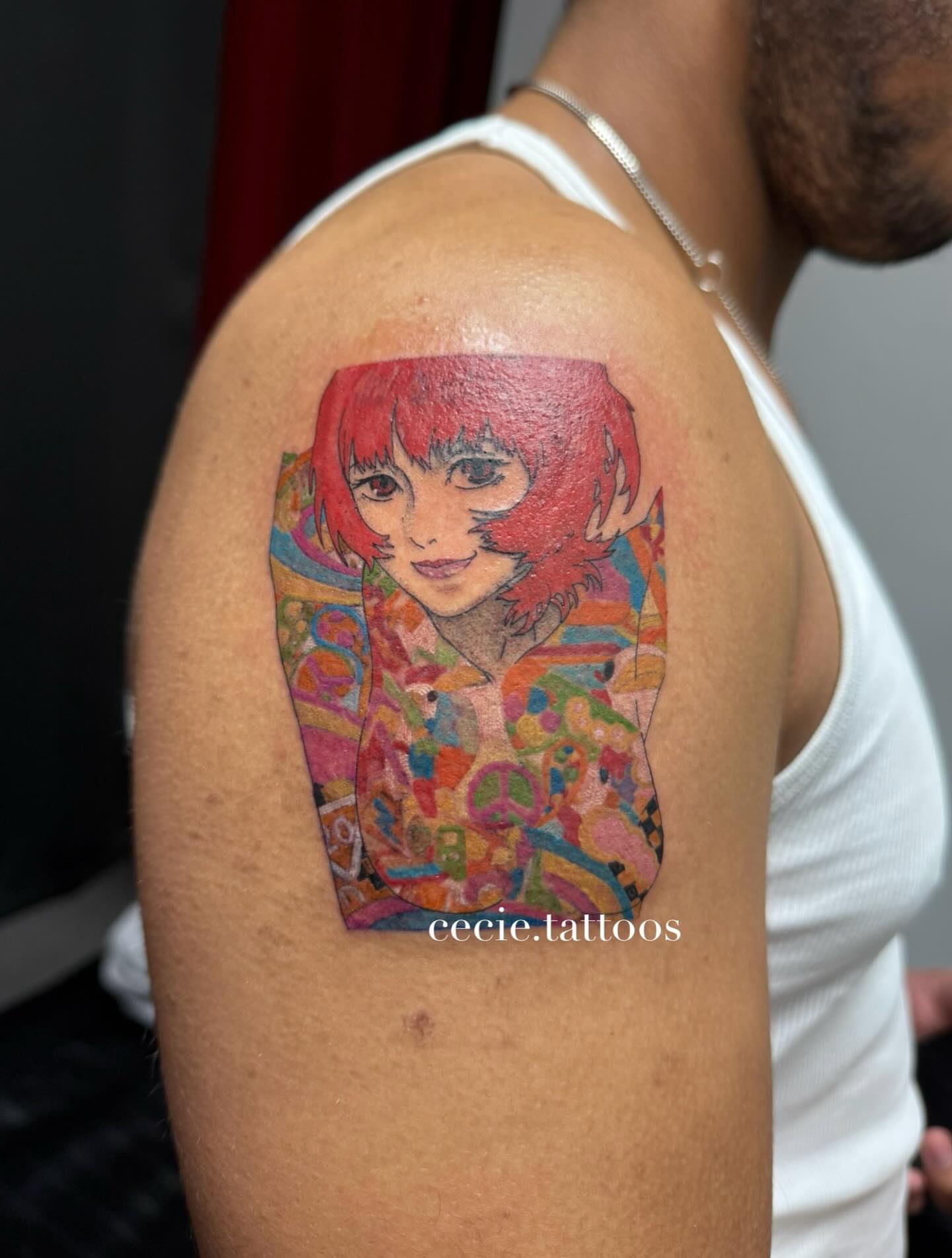 Tattoo by @cecie.tattoos — anime