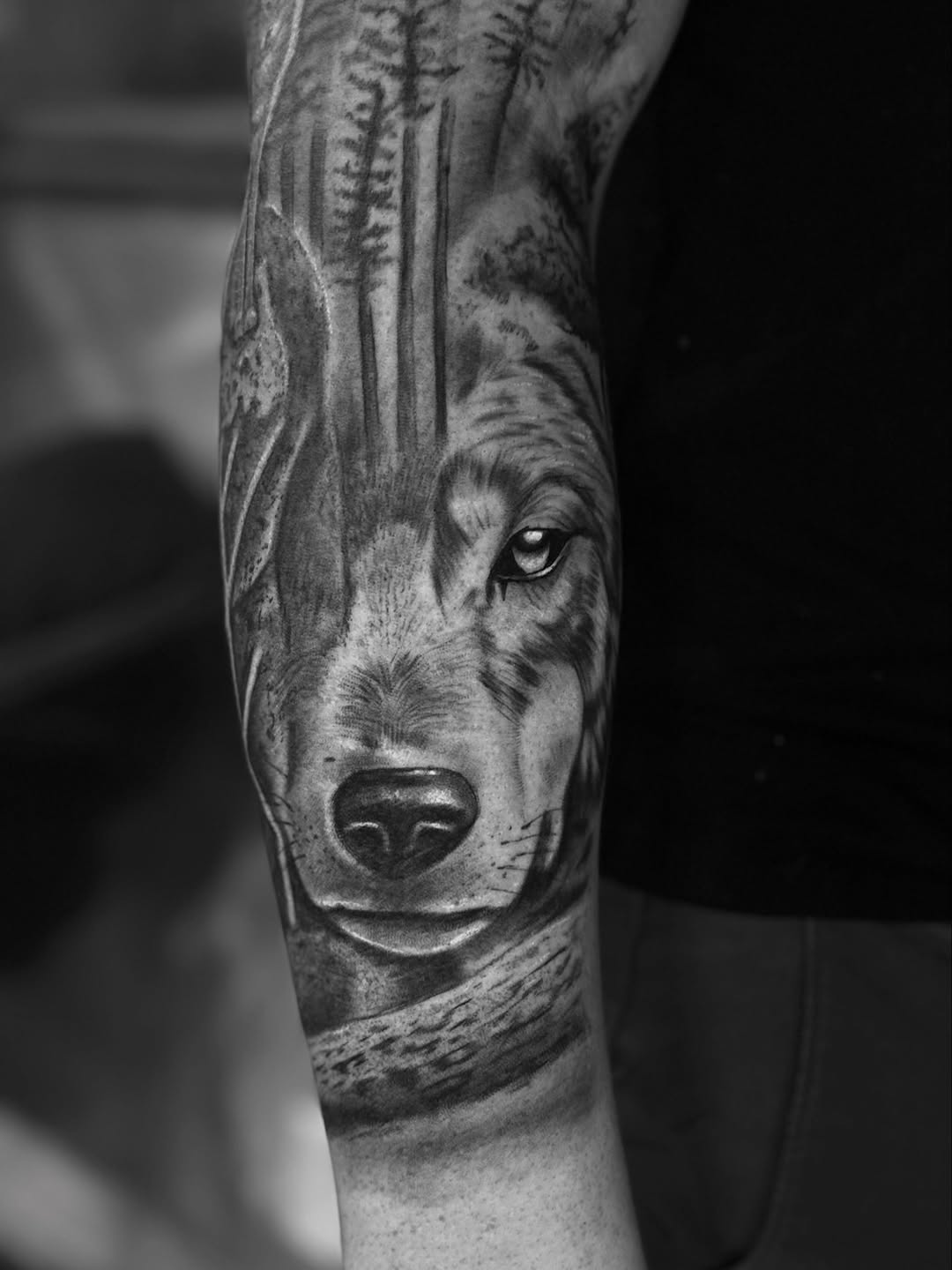 Tattoo by @maybebaby_tattoo — realism, black_and_grey