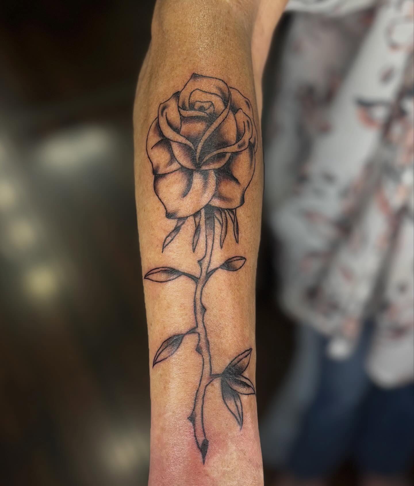 Tattoo by @spicy.curry.tattoos — black_and_grey