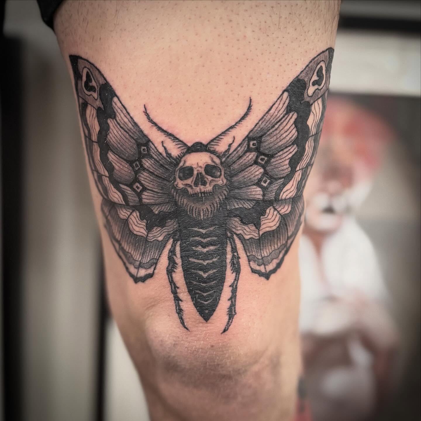 Tattoo by @jessalther — black_and_grey, american_traditional