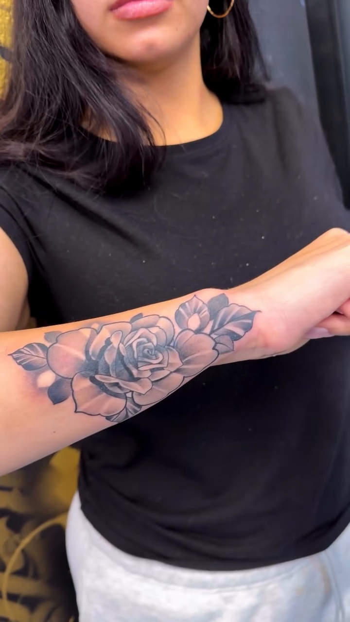 Tattoo by @tattoosbymyles — black_and_grey, realism