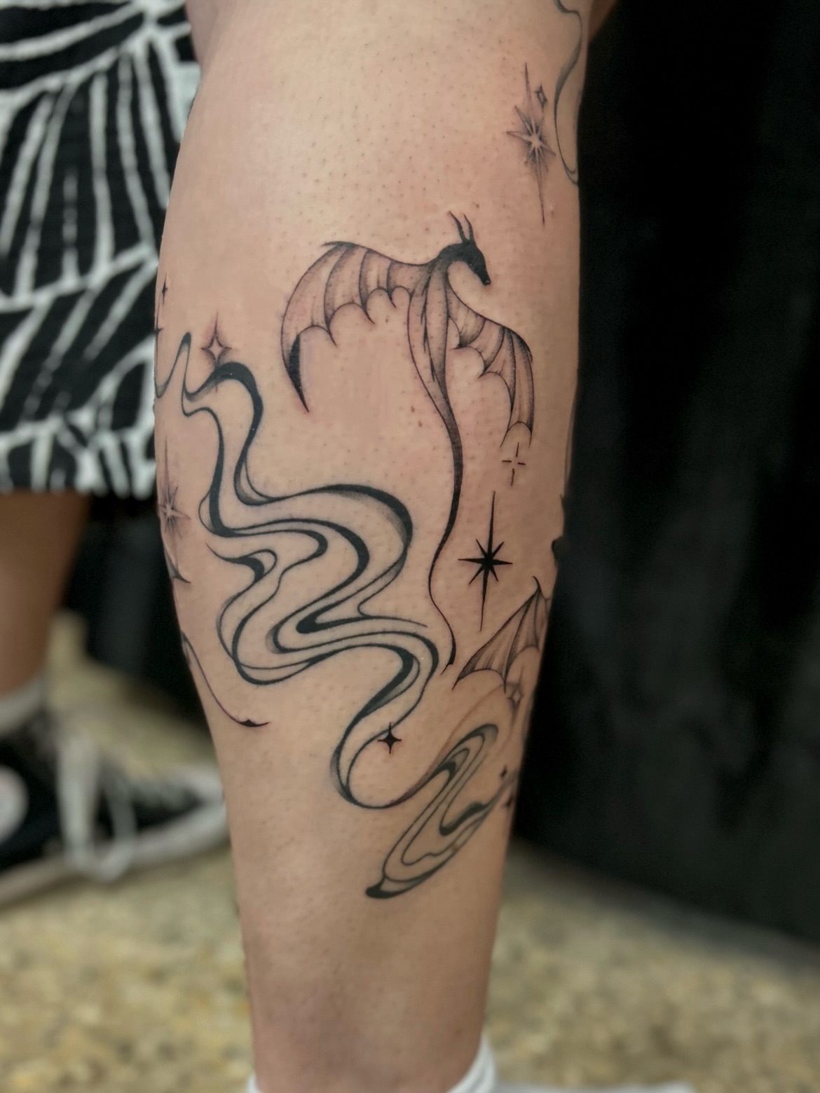 Tattoo by @bycristaliana — black_and_grey