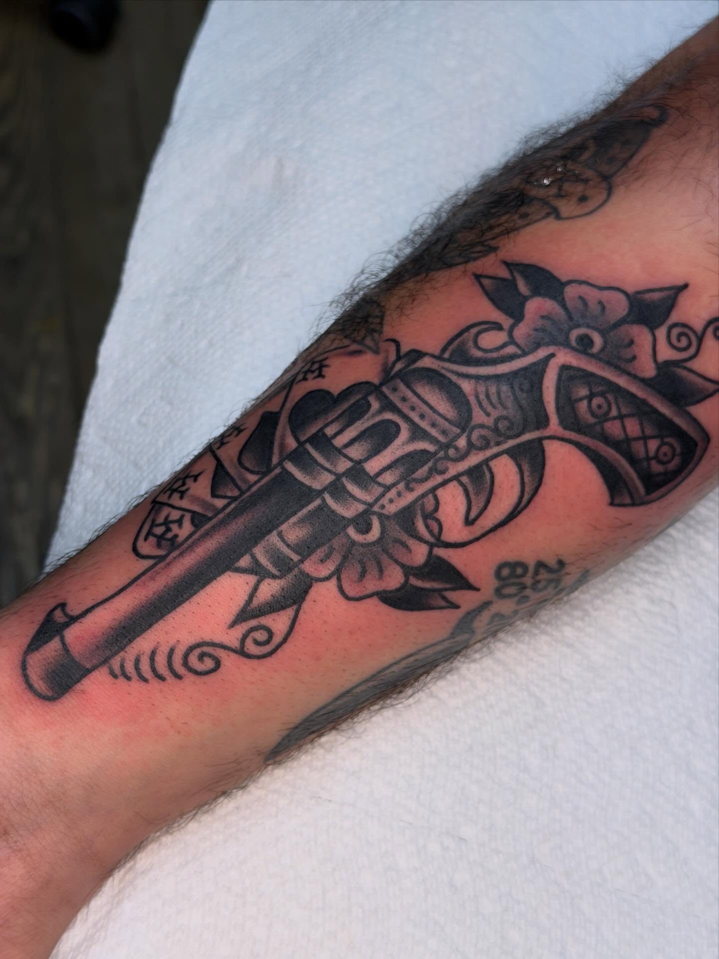 Tattoo by @tonykaplantattoo — american_traditional, black_and_grey