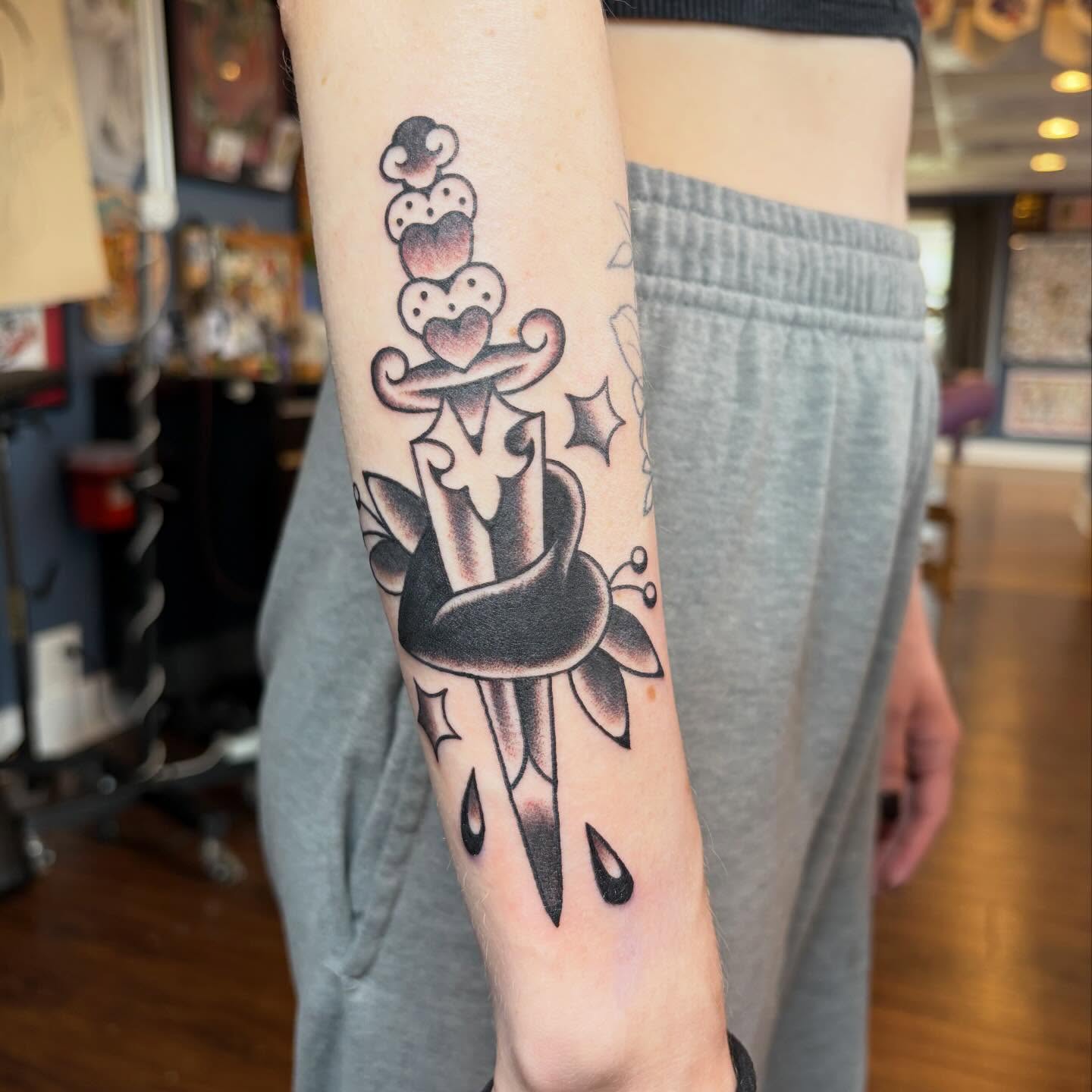 Tattoo by @caitberries — american_traditional