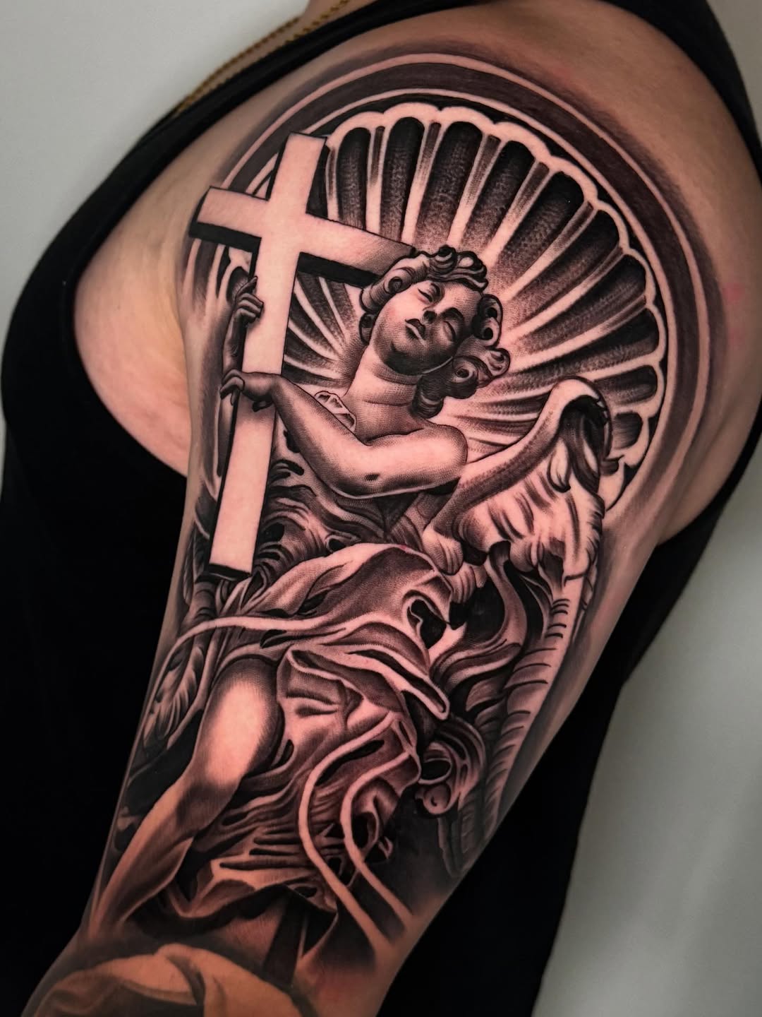 Tattoo by @saeso___ — realism, black_and_grey