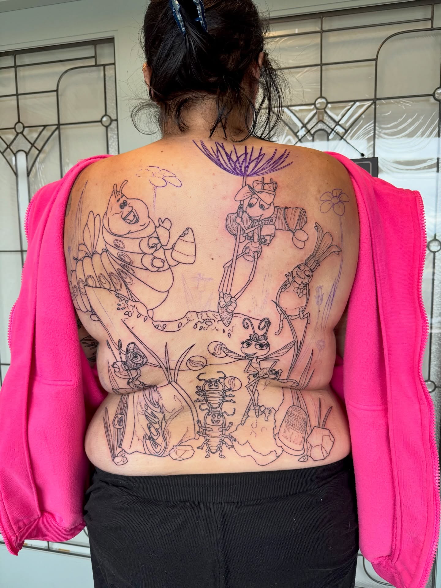 Tattoo by @disnerdtattoo — dotwork